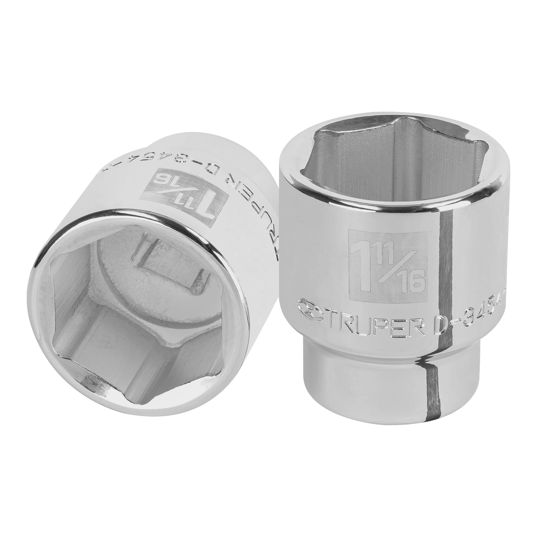 Dado de 1-11/16", 6 puntas, cuadro 3/4", TRUPER