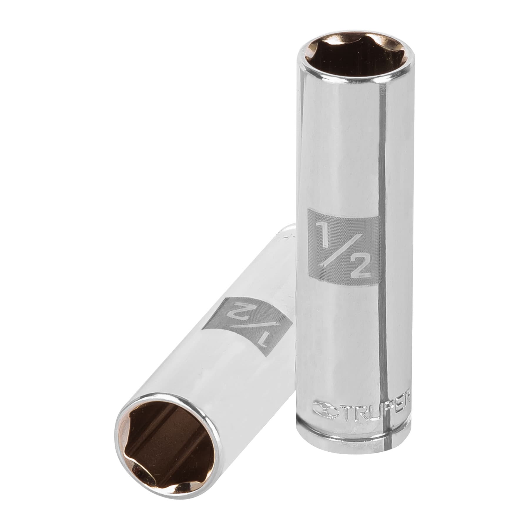Dado largo de 1/2", 6 puntas, cuadro 3/8", TRUPER