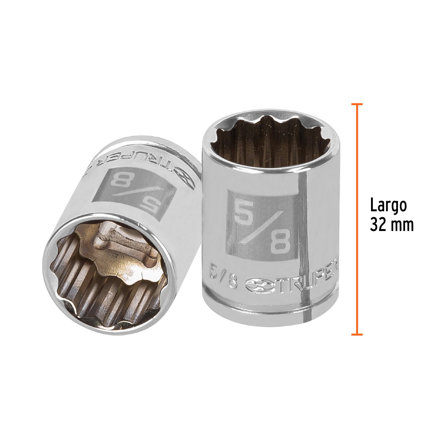 Dado de 5/8", 12 puntas, cuadro 3/8", TRUPER