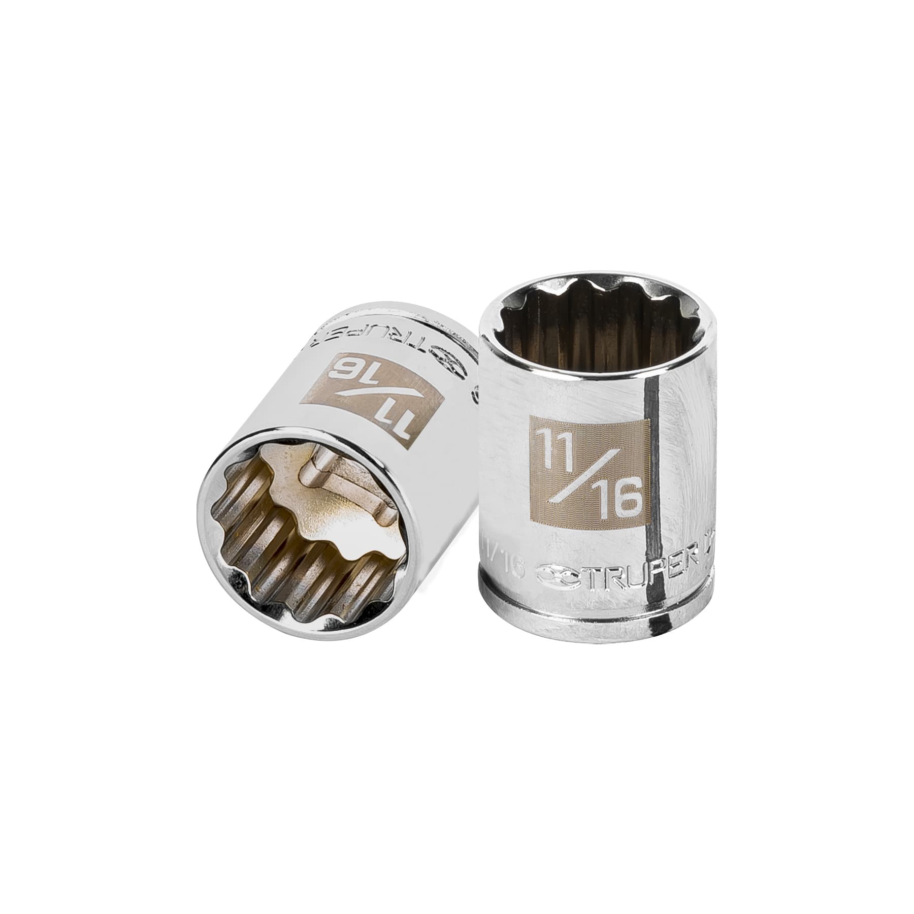 Dado de 11/16", 12 puntas, cuadro 3/8", TRUPER