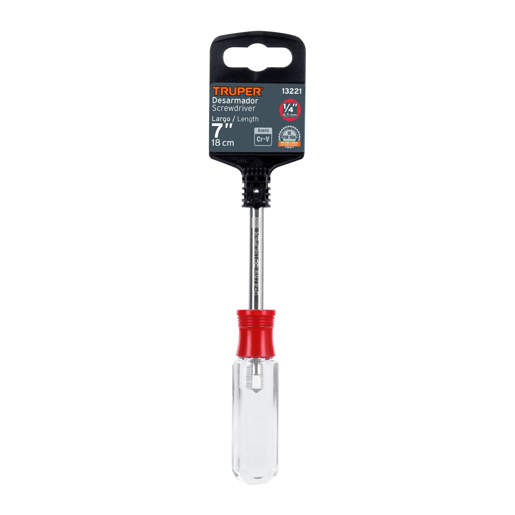 Desarmador de 7" para dados cuadro 1/4", TRUPER