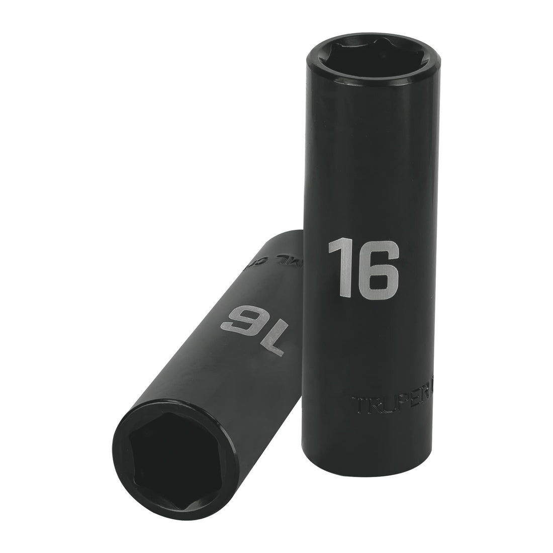 Dado largo cuadro 1/2" de impacto 6 puntas de 16 mm, TRUPER