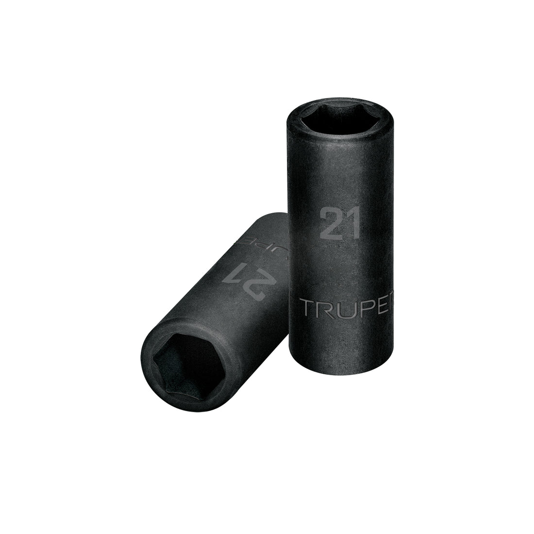 Dado largo cuadro 1/2" de impacto 6 puntas de 21 mm, TRUPER