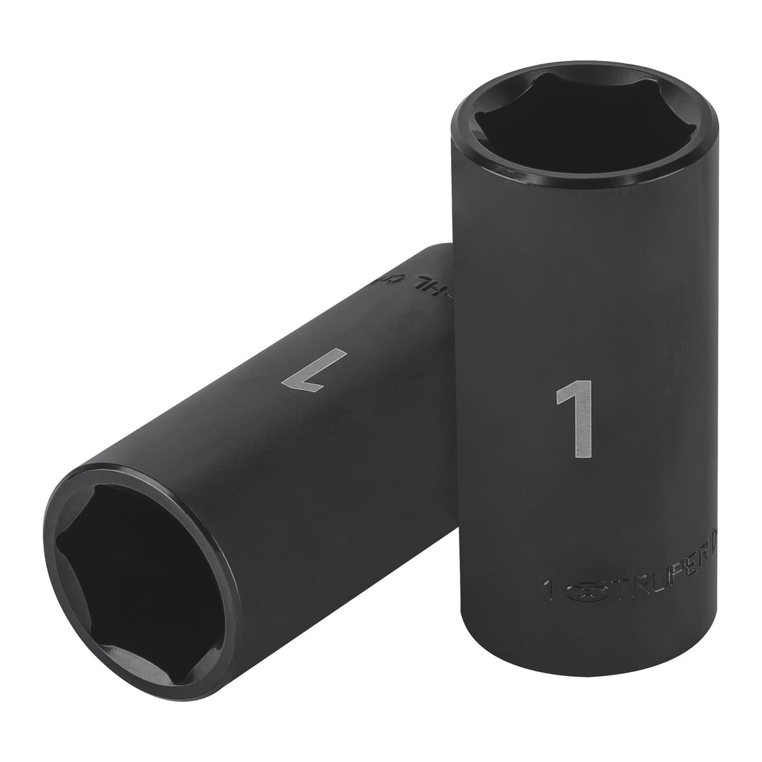 Dado largo impacto de 1", 6 puntas, cuadro 1/2", TRUPER