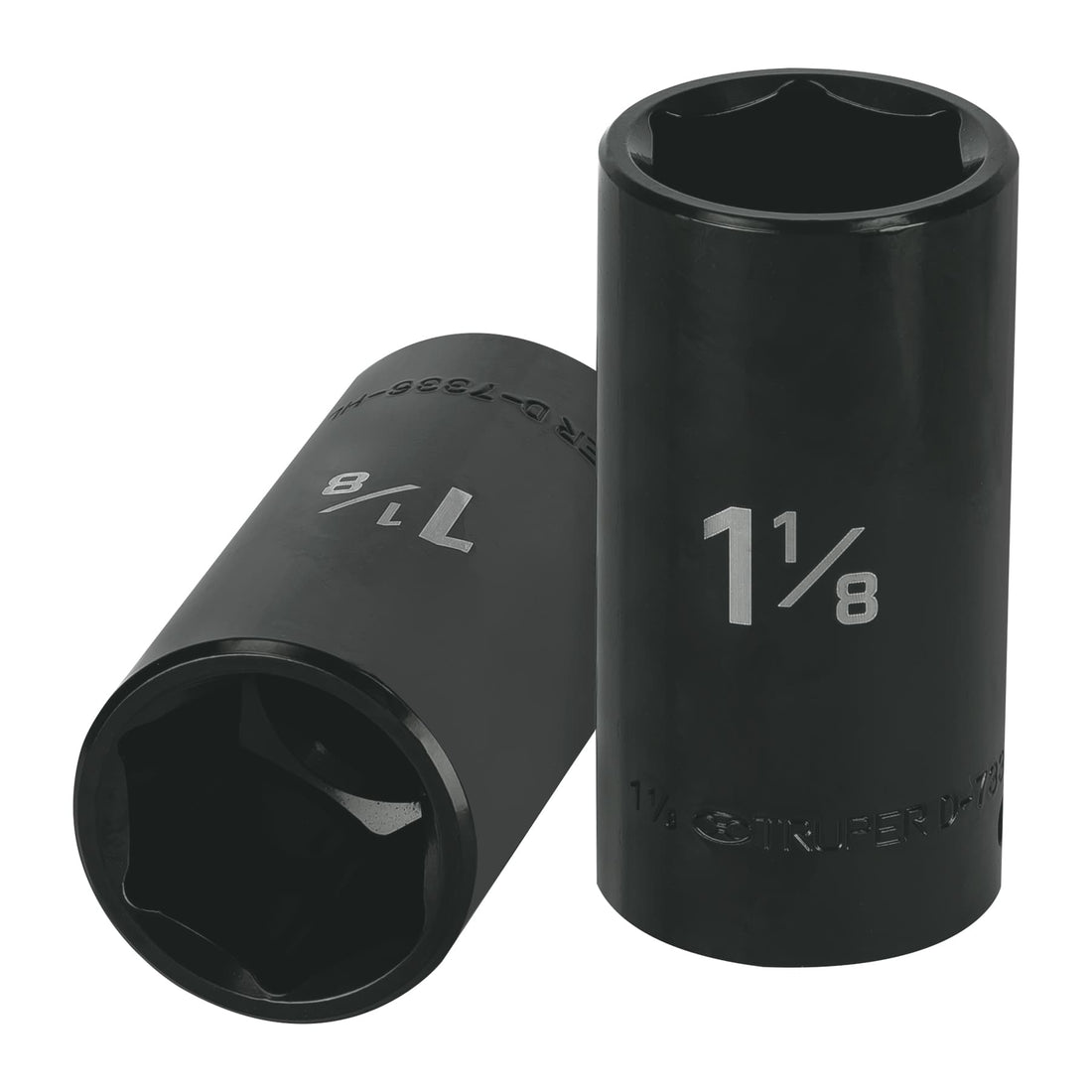 Dado largo impacto de 1-1/8", 6 puntas, cuadro 1/2", TRUPER