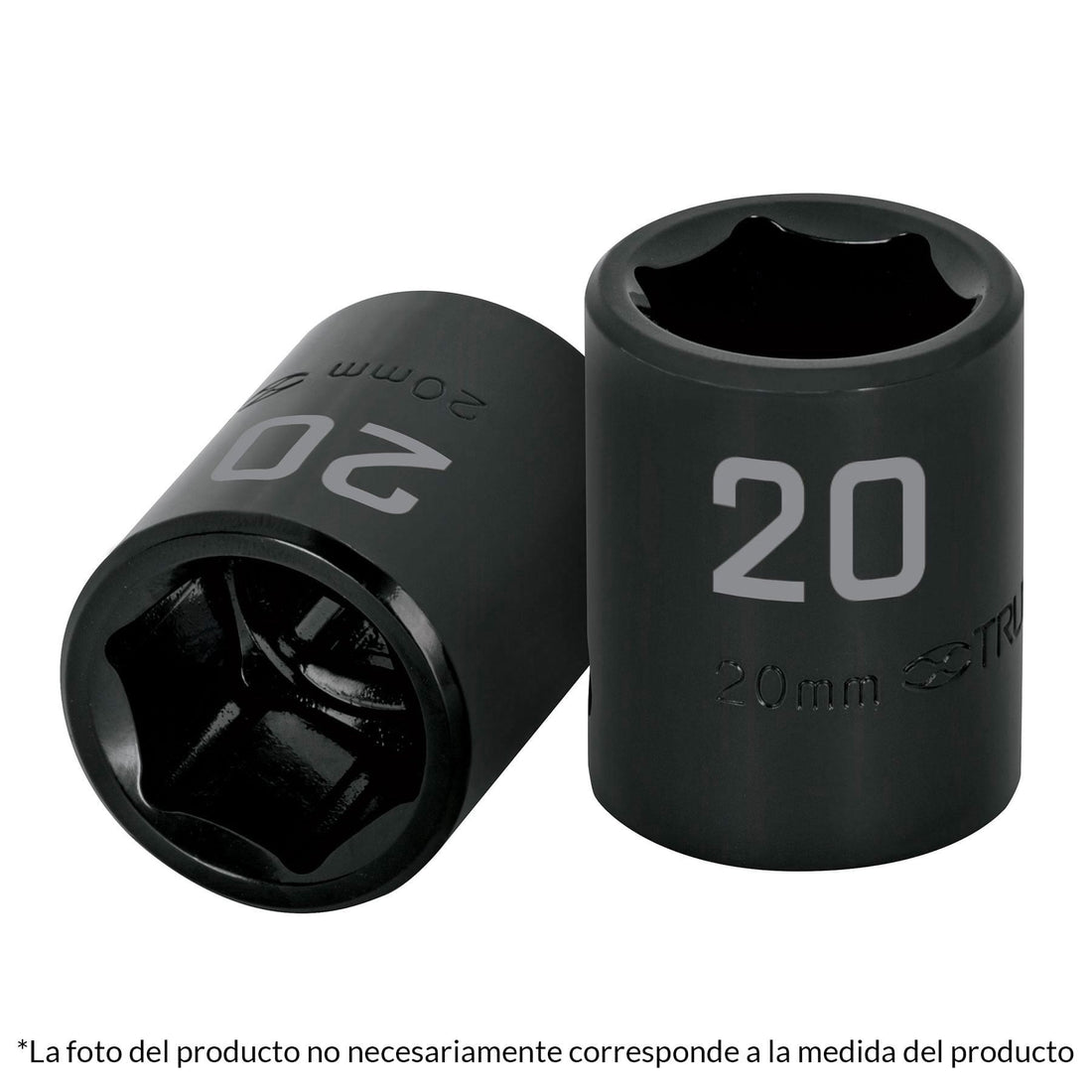 Dado cuadro 1/2" de impacto 6 puntas de 10 mm, TRUPER