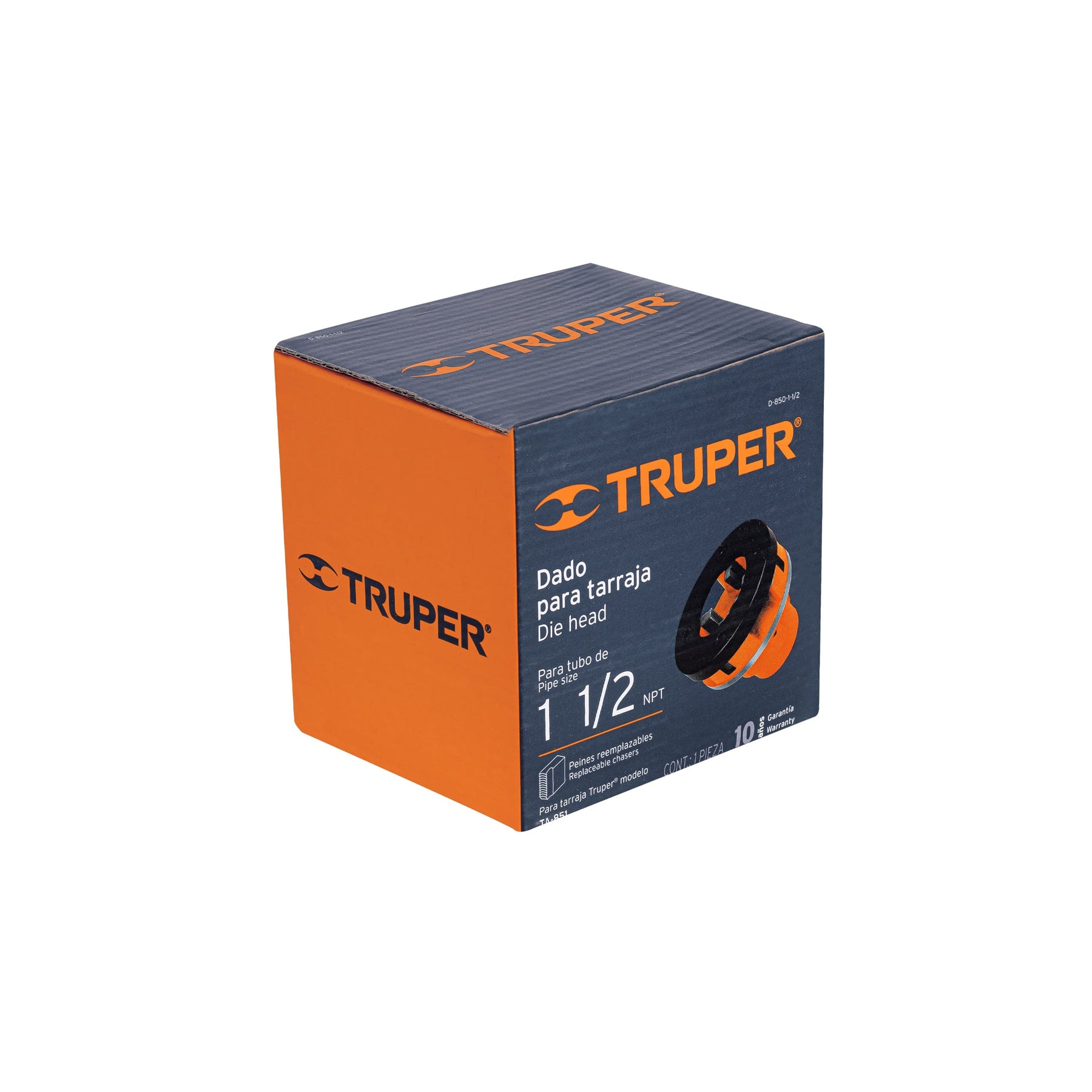Dado 1-1/2" para tarrajas TA-850 y TA-851, TRUPER