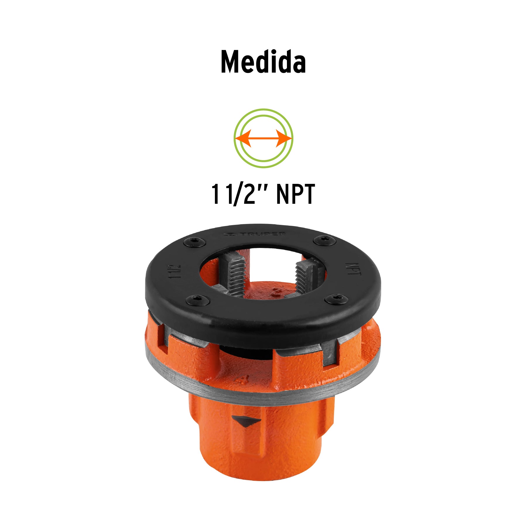 Dado 1-1/2" para tarrajas TA-850 y TA-851, TRUPER