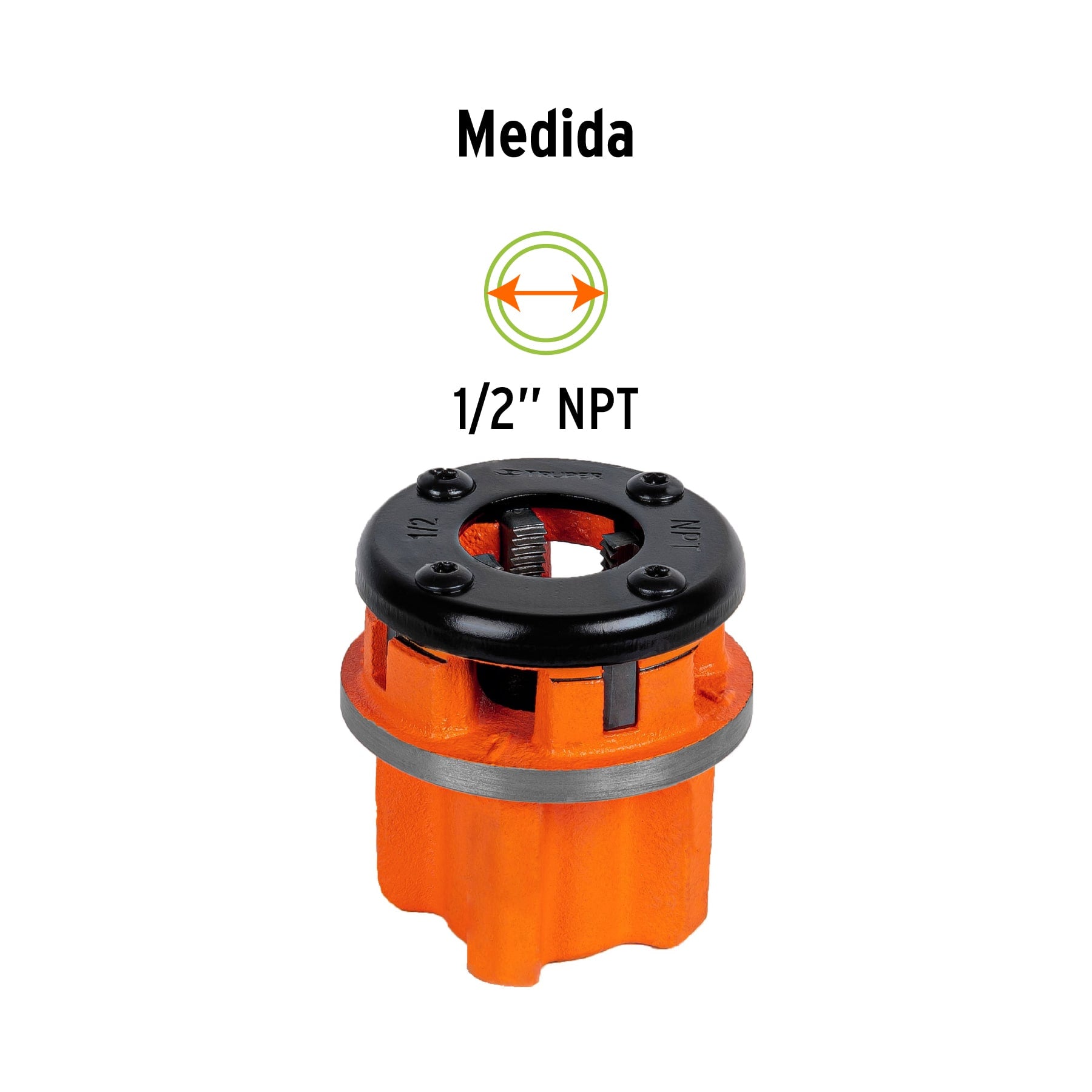 Dado 1/2" para tarrajas TA-850 y TA-851, TRUPER