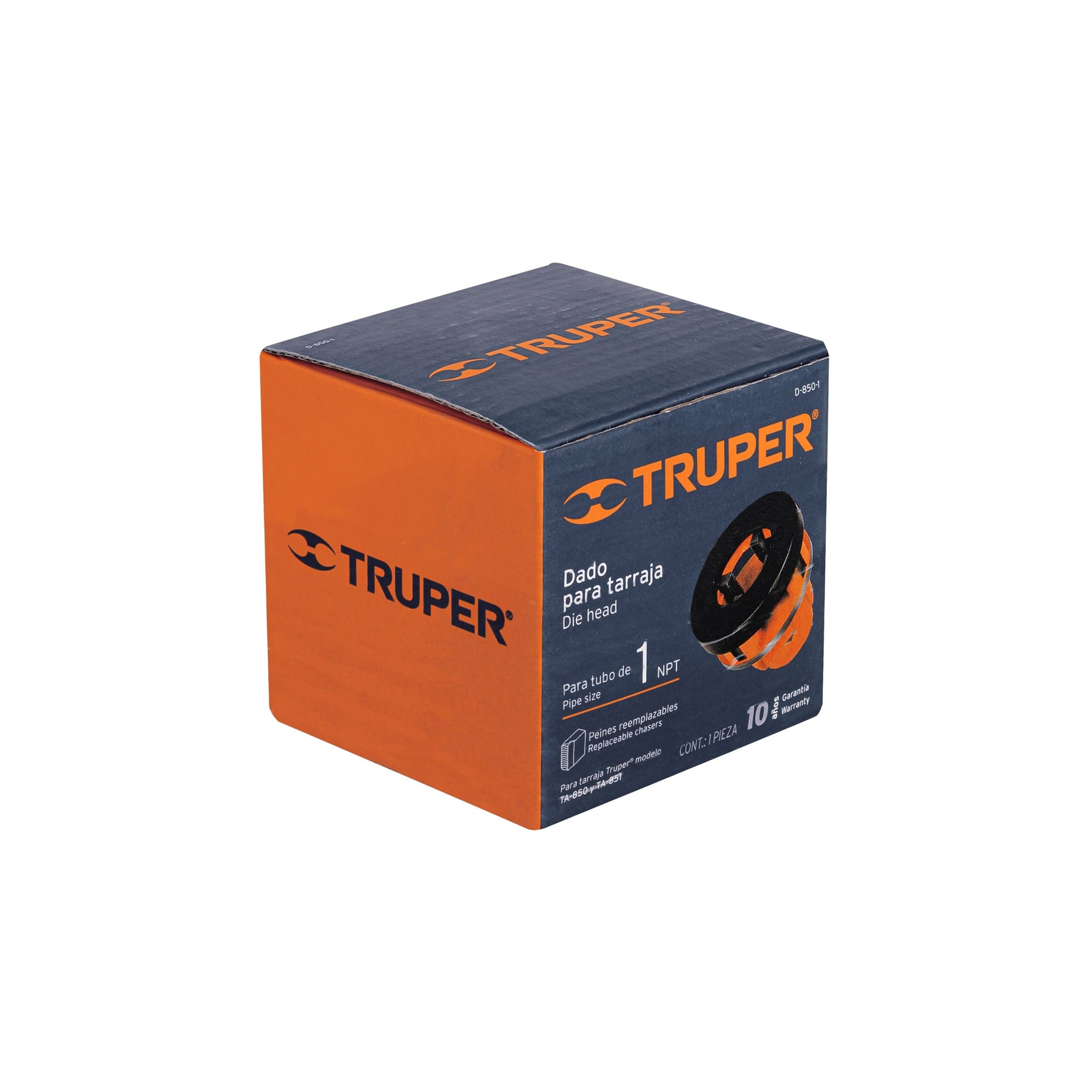 Dado 1" para tarrajas TA-850 y TA-851, TRUPER