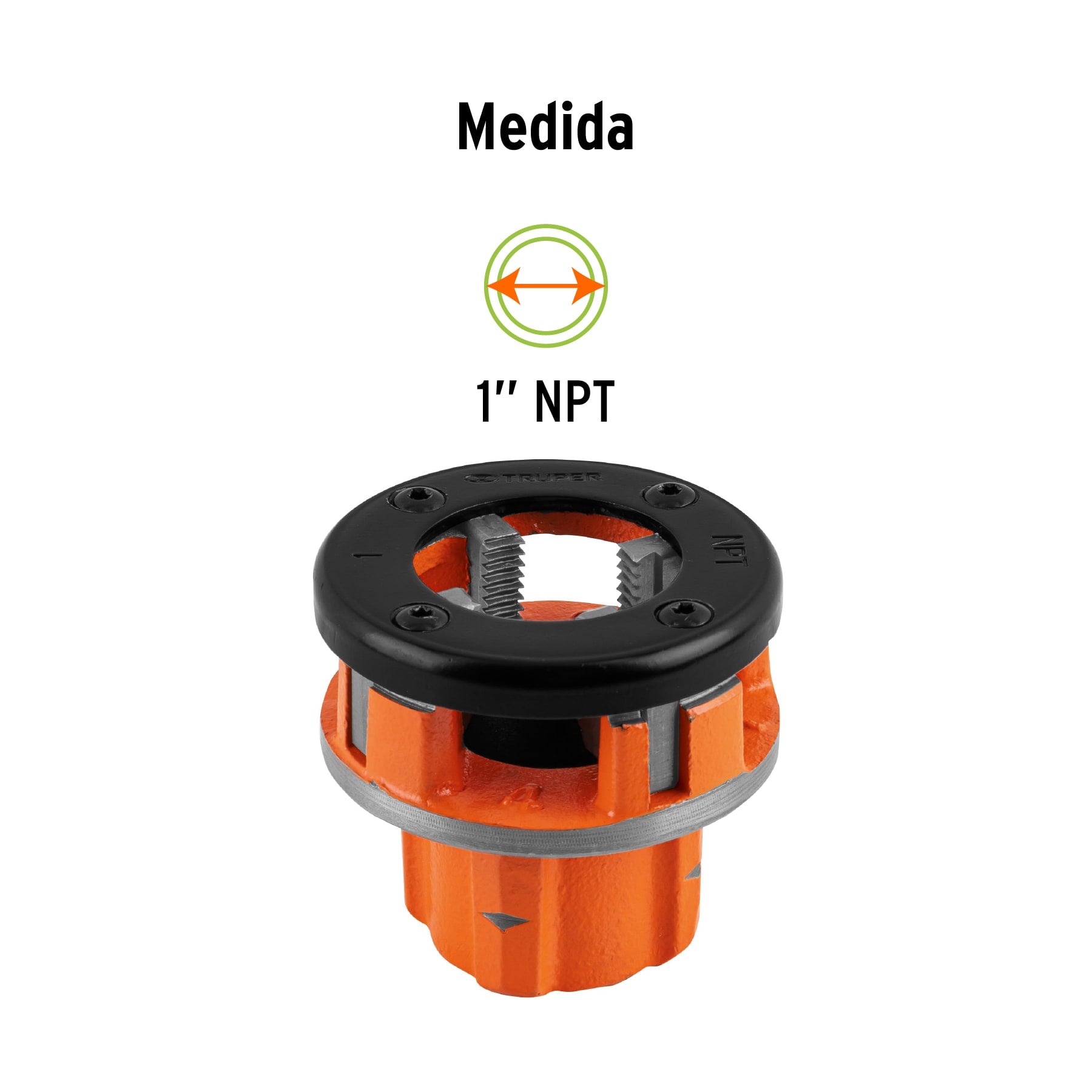 Dado 1" para tarrajas TA-850 y TA-851, TRUPER