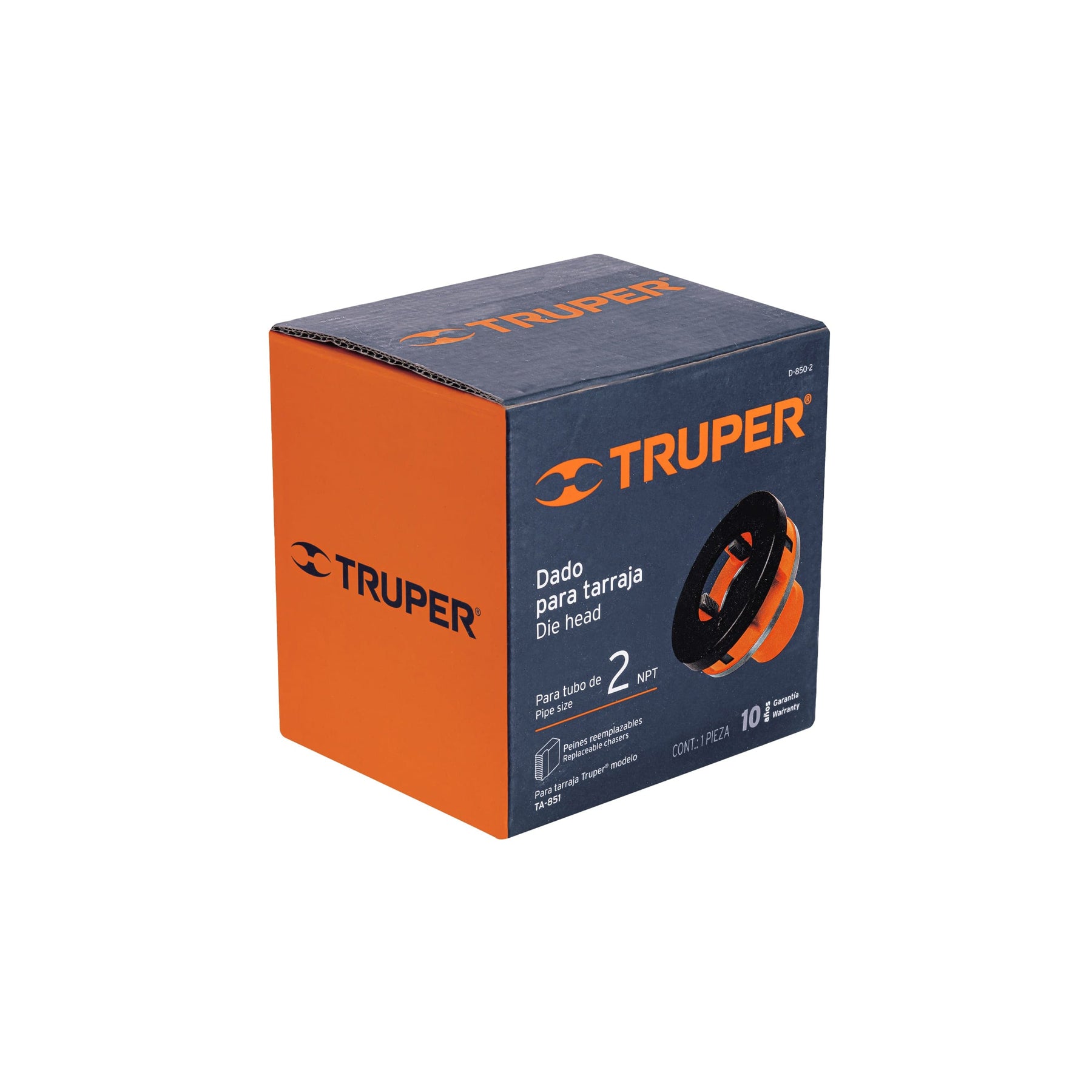 Dado 2" para tarrajas TA-850 y TA-851, TRUPER