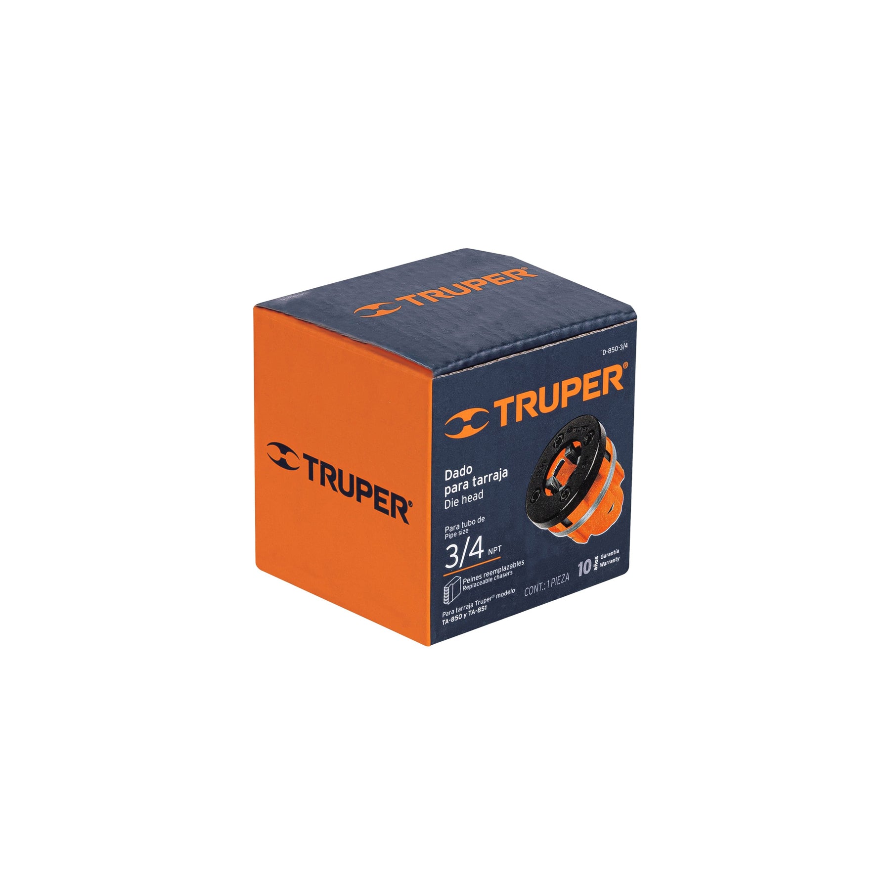 Dado 3/4" para tarrajas TA-850 y TA-851, TRUPER