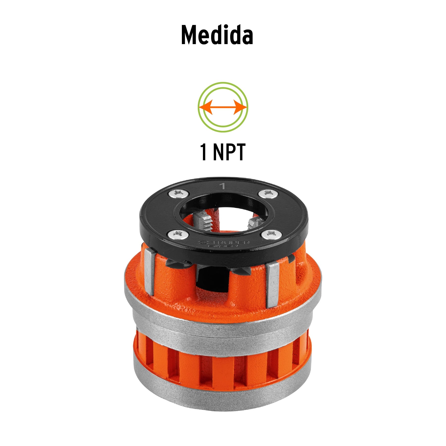 Dado de 1" para tarrajas T-852X, TRUPER EXPERT