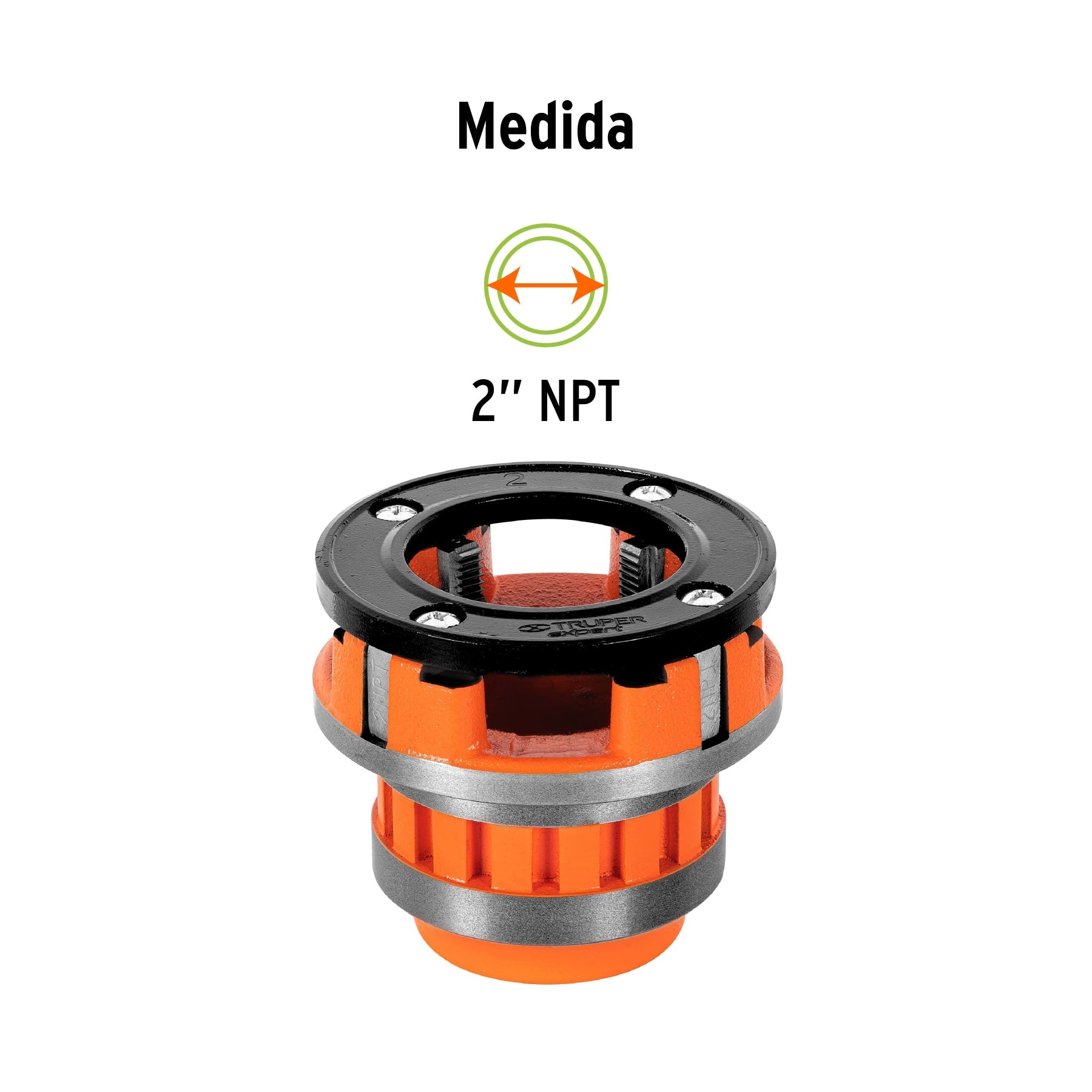Dado de 2" para tarrajas T-852X, TRUPER EXPERT