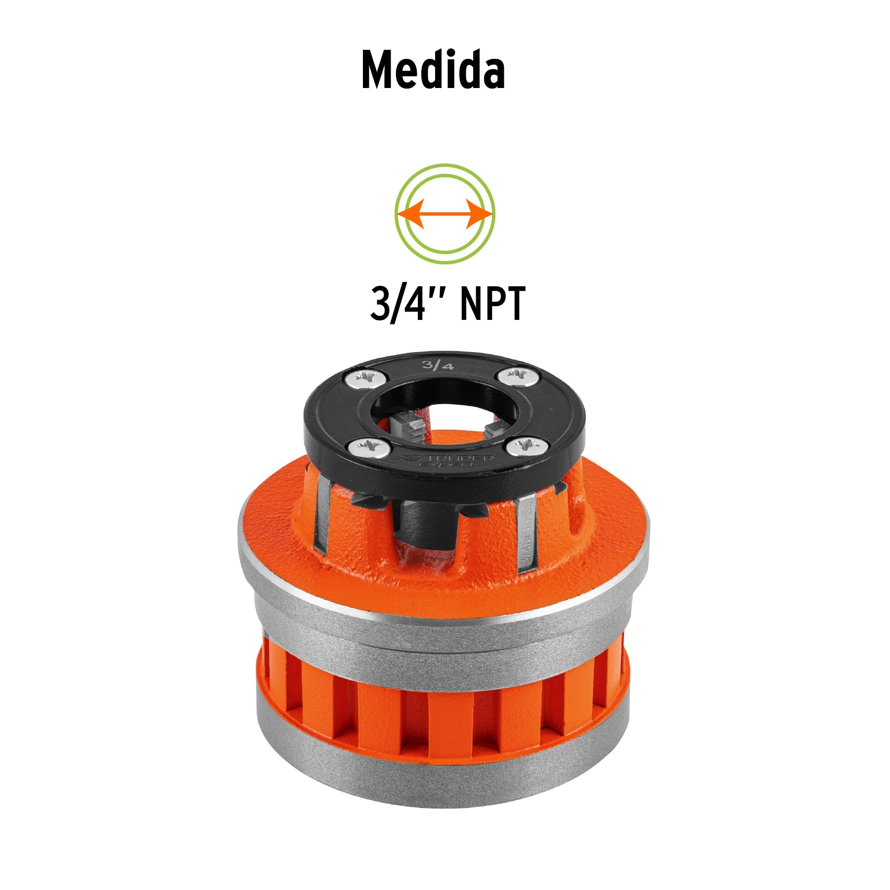 Dado de 3/4" para tarrajas T-852X, TRUPER EXPERT