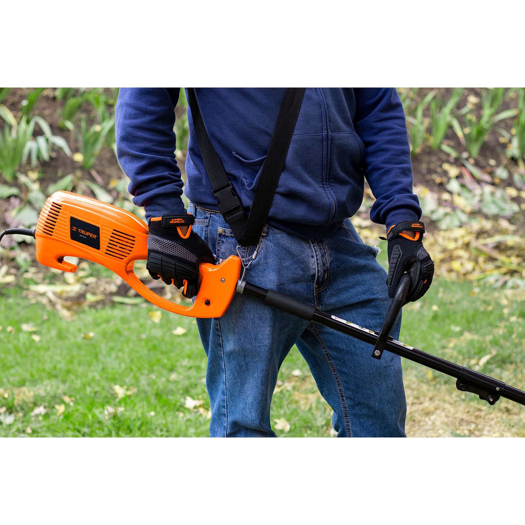 Desbrozadora eléctrica 600 W mango "D", 15" de corte