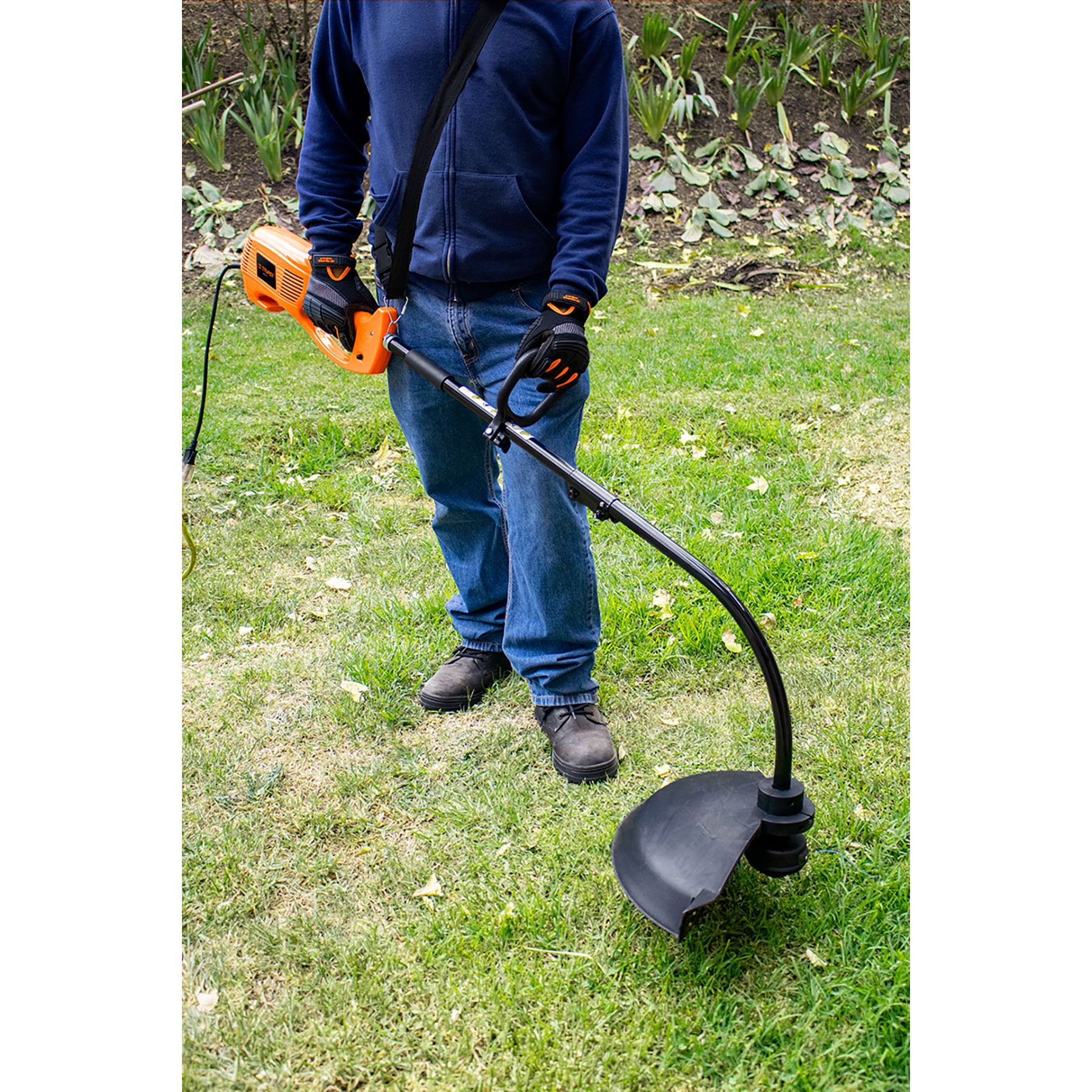 Desbrozadora eléctrica 600 W mango "D", 15" de corte