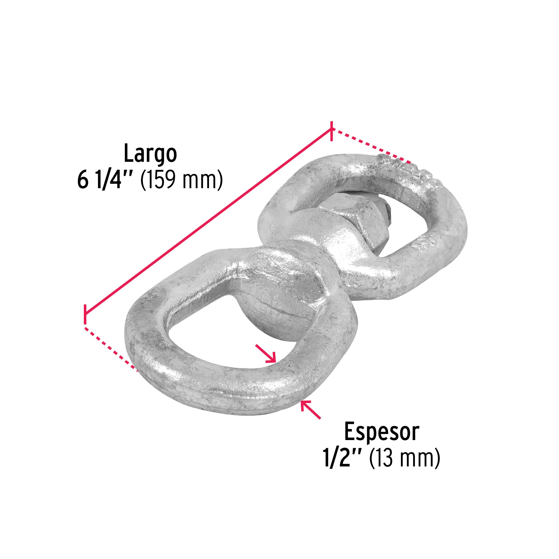 Destorcedor forjado de 1/2", FIERO
