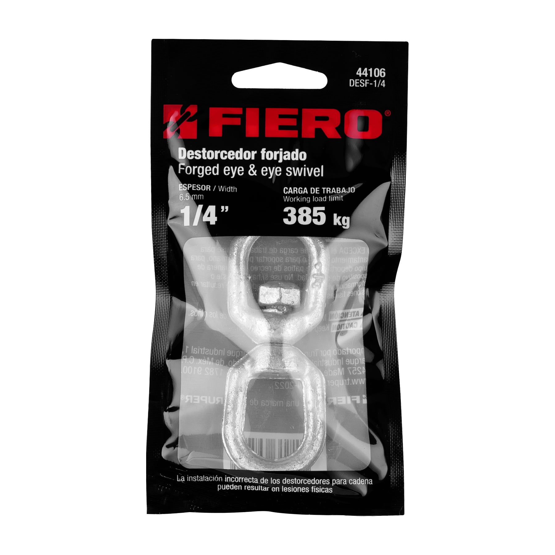 Destorcedor forjado de 1/4", FIERO