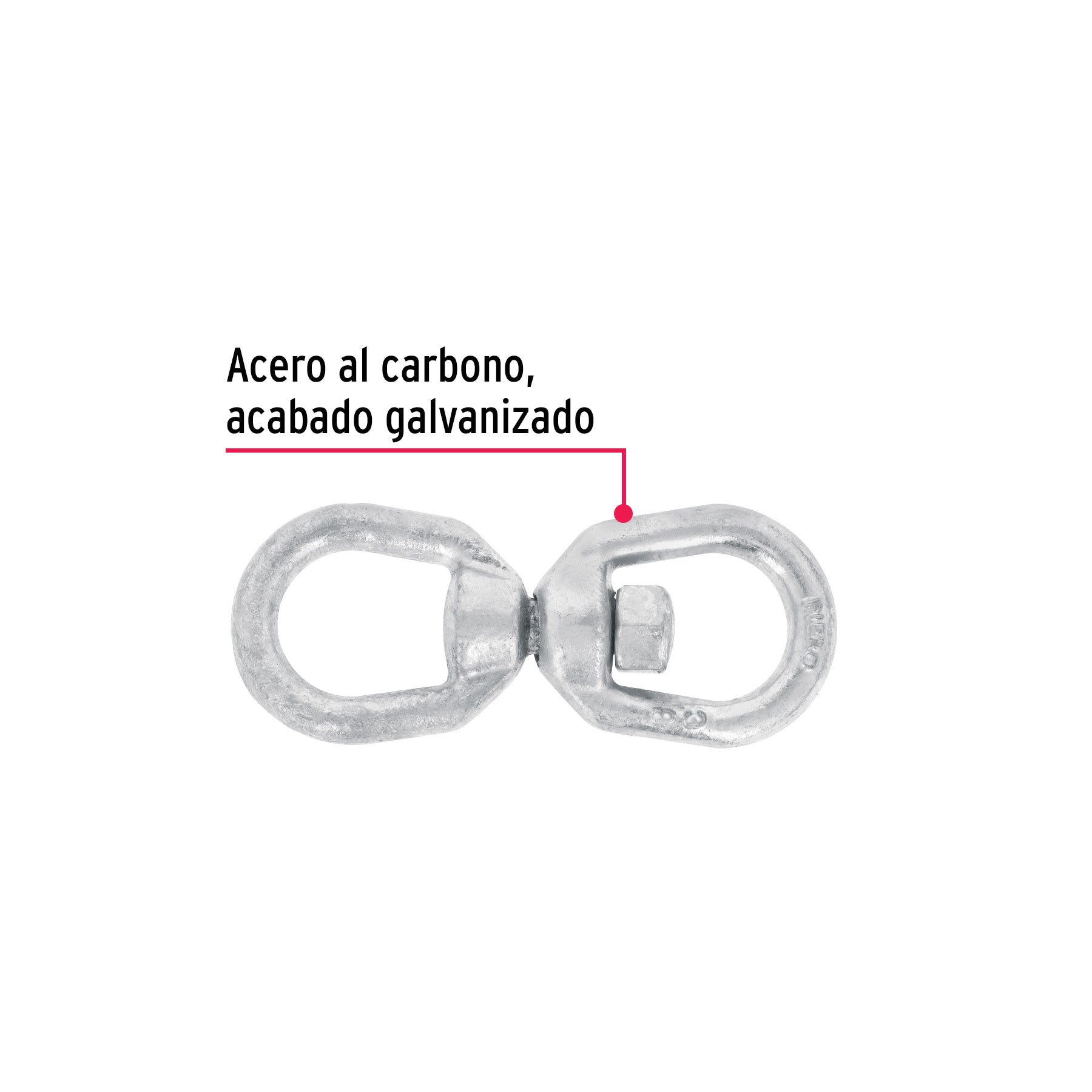 Destorcedor forjado de 3/8", FIERO