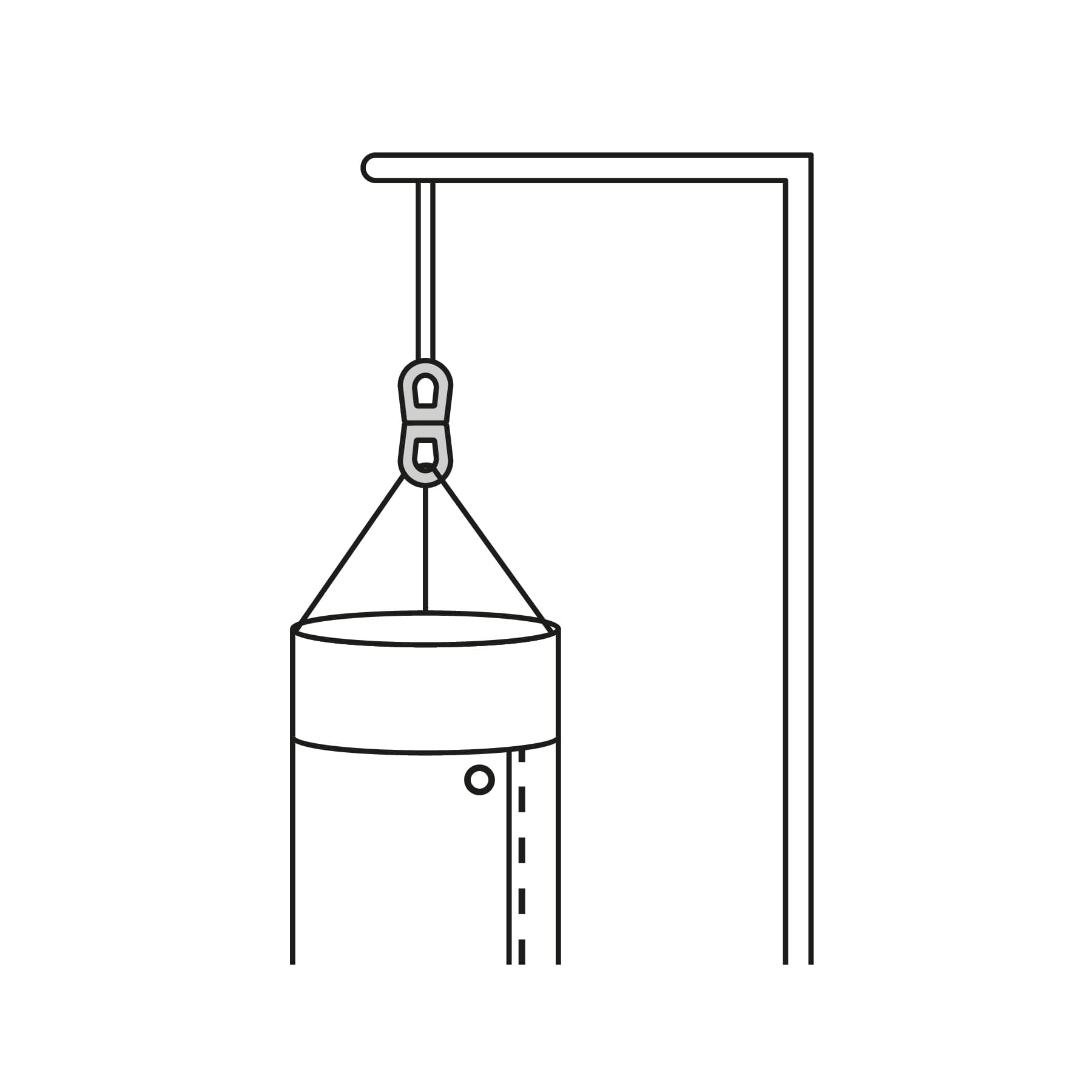 Destorcedor metálico de 3/16", FIERO