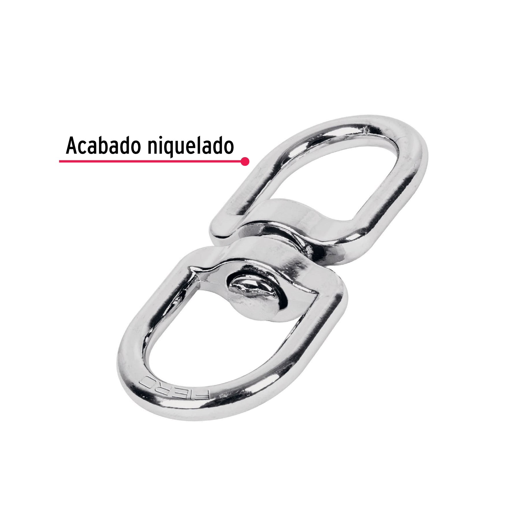 Destorcedor metálico de 5/16", FIERO