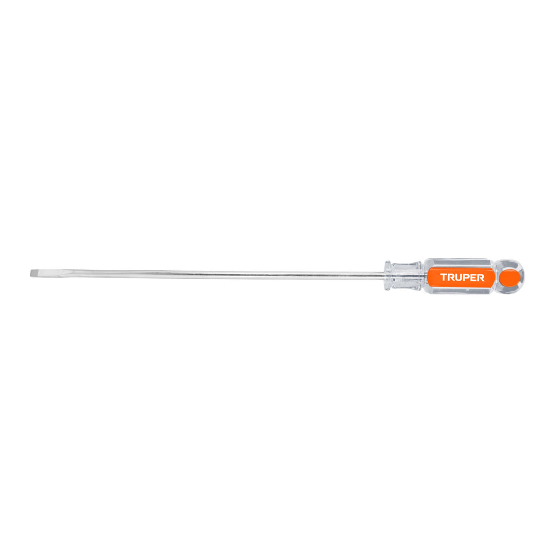 Desarmador cabinet 1/4" x 10" mango de acetato, TRUPER