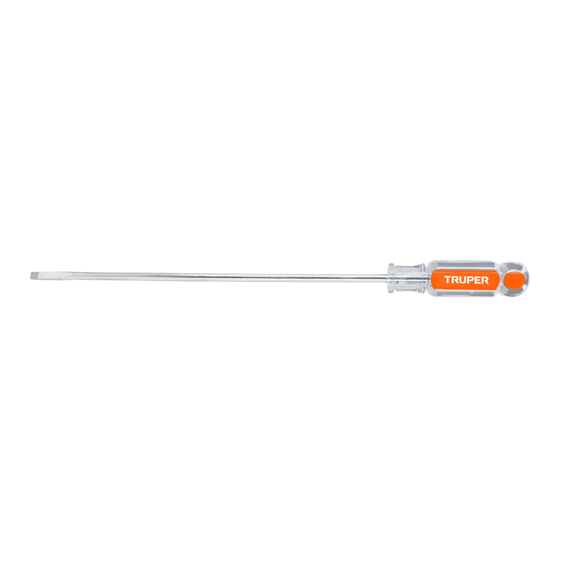 Desarmador cabinet 1/4" x 10" mango de acetato, TRUPER