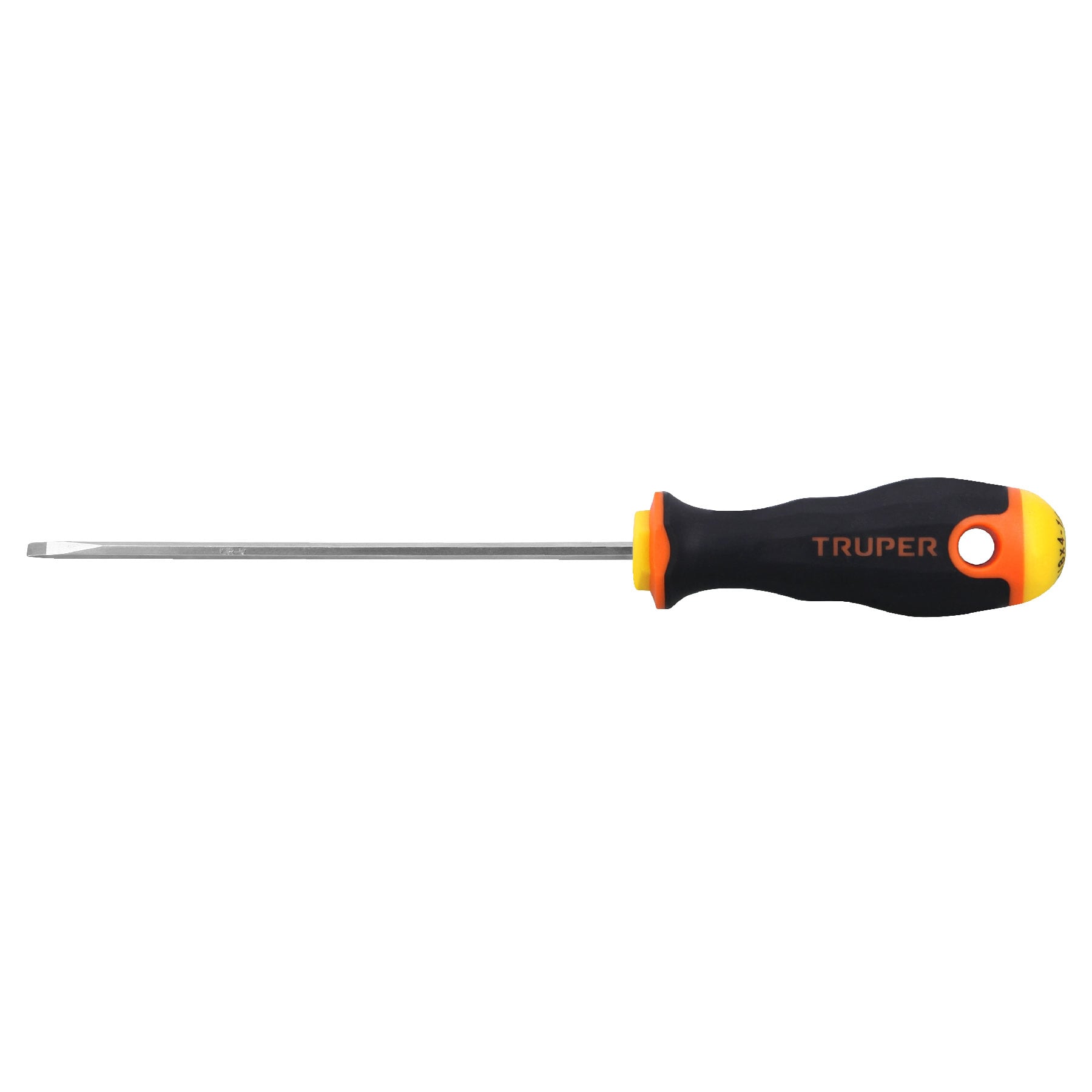 Desarmador cabinet 1/8" x 4-1/2" mango Comfort Grip, TRUPER