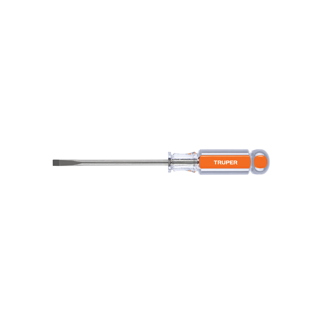 Desarmador cabinet 3/16" x 4" mango de acetato, TRUPER