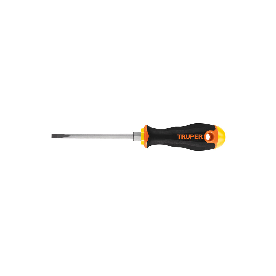 Desarmador cabinet 3/16" x 4" mango Comfort Grip, TRUPER