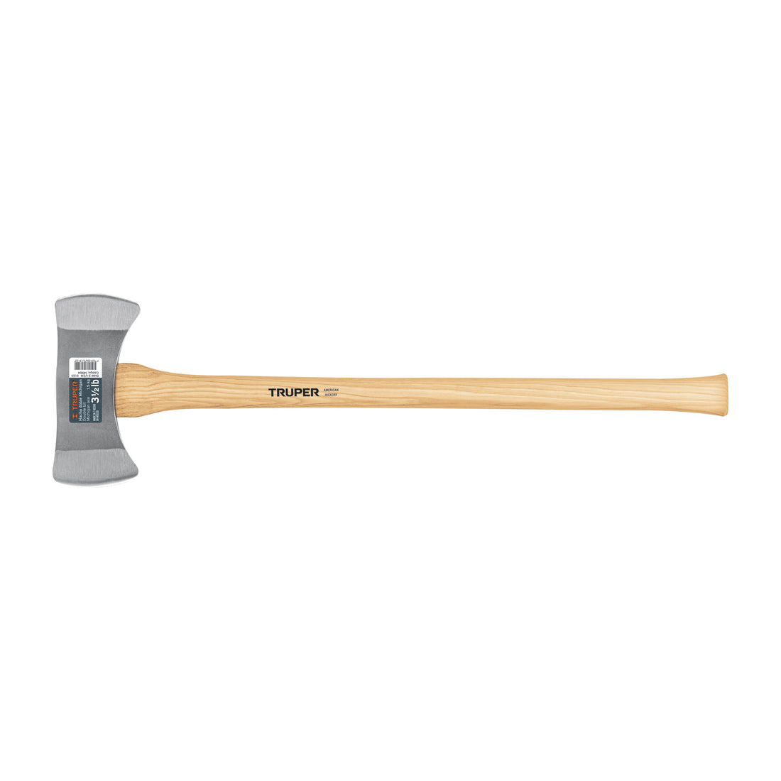 Hacha doble Michigan 3-1/2 lbs, mango de hickory 35", TRUPER