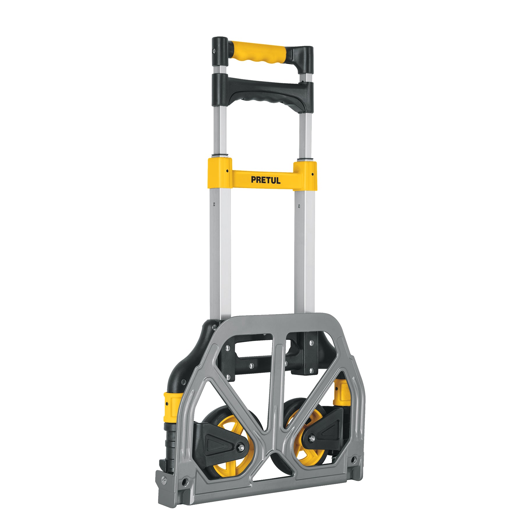 Diablo de carga, plegable de aluminio y base acero, 100 kg