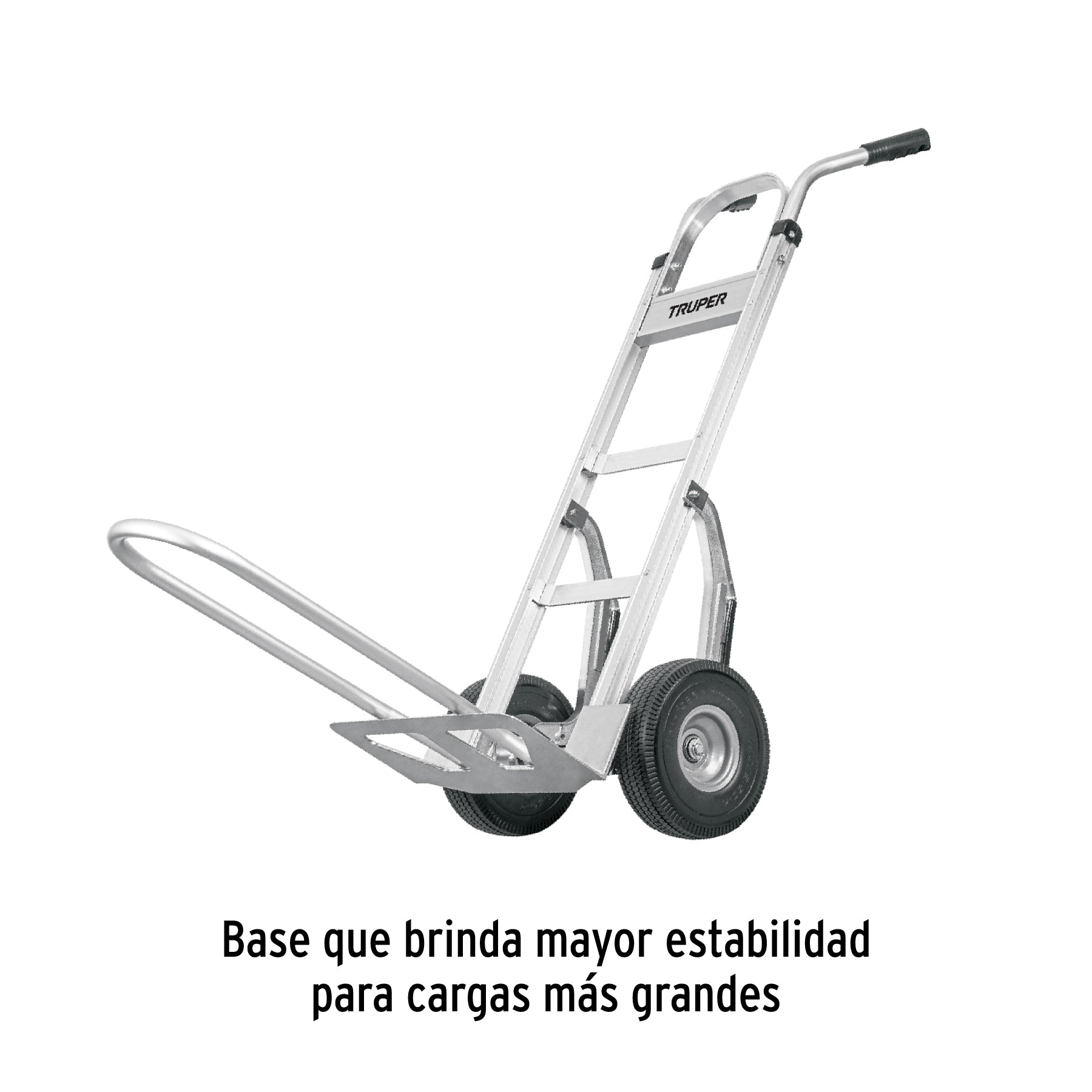 Diablo de carga de aluminio con base abatible 250 kg, TRUPER