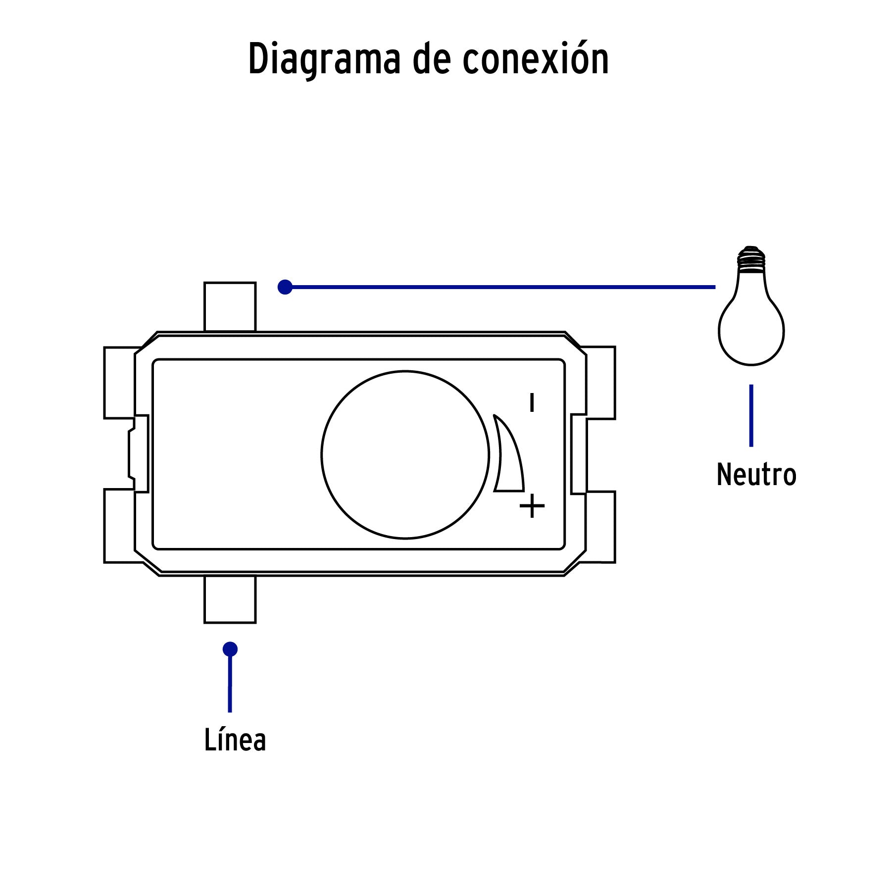 Dimmer giratorio, línea Italiana, marfil, VOLTECK