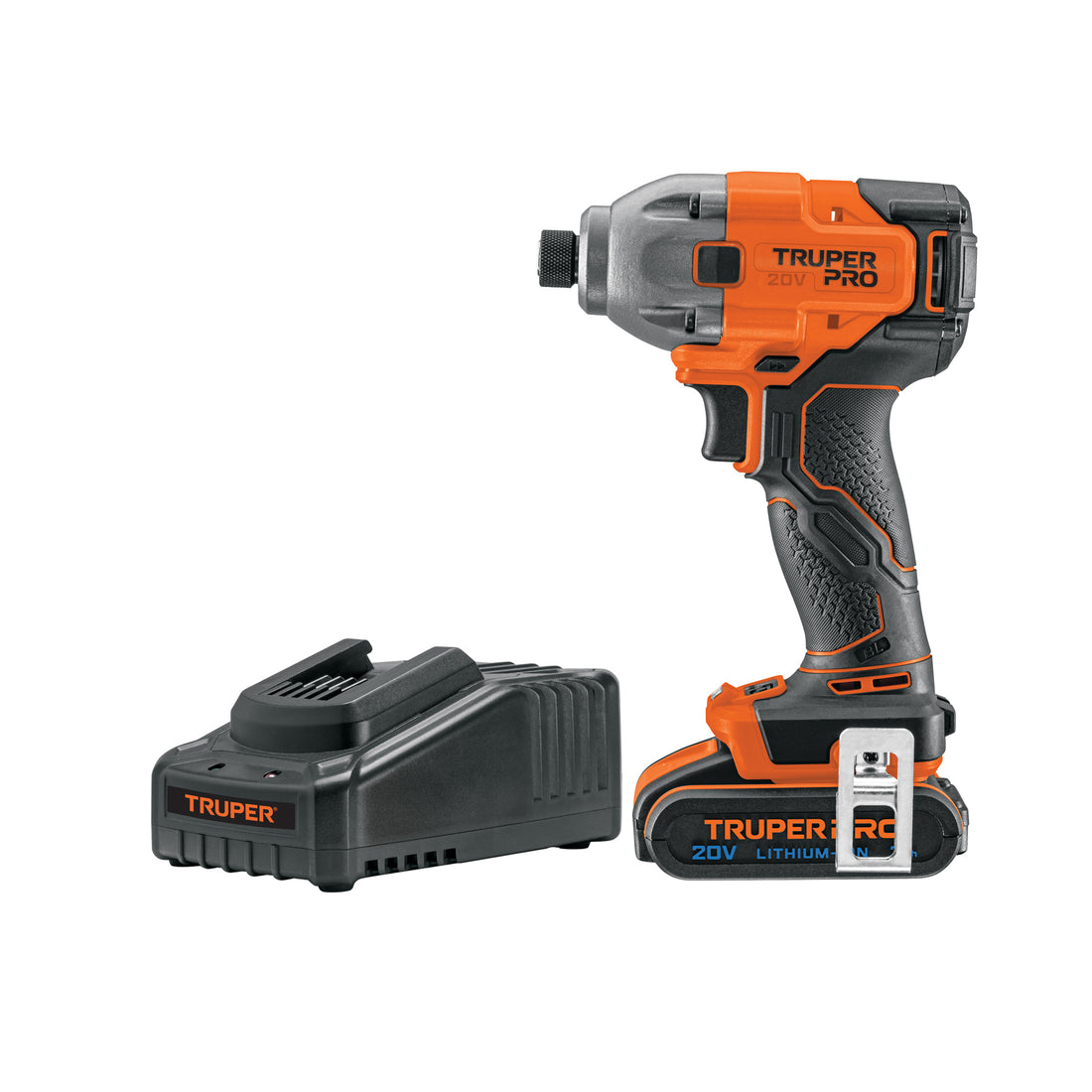 Destornillador de impacto 1/4", 20V, 1 batería 2Ah, PRO