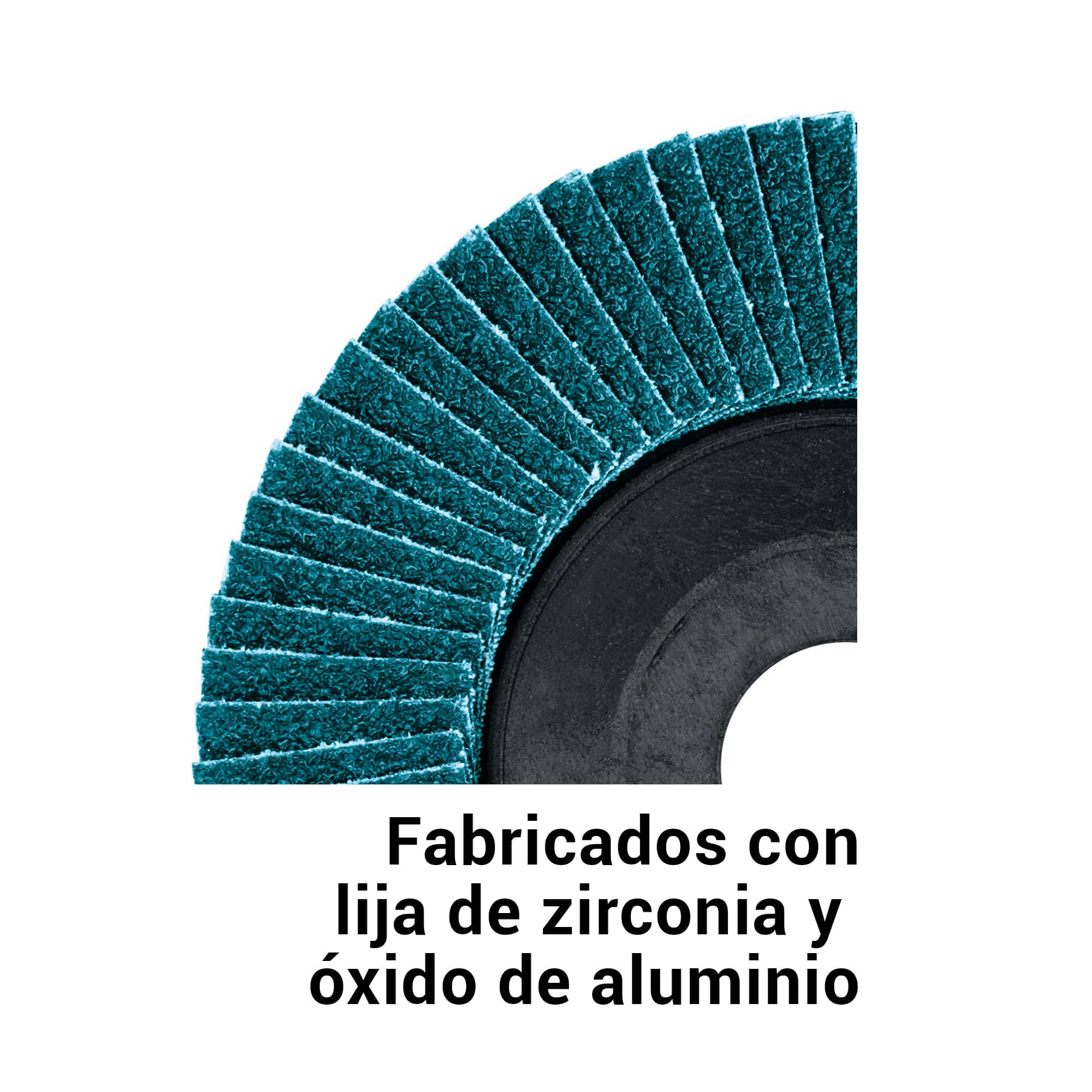 Disco laminado 7" grano 120 centro 7/8", plástico, TRUPER