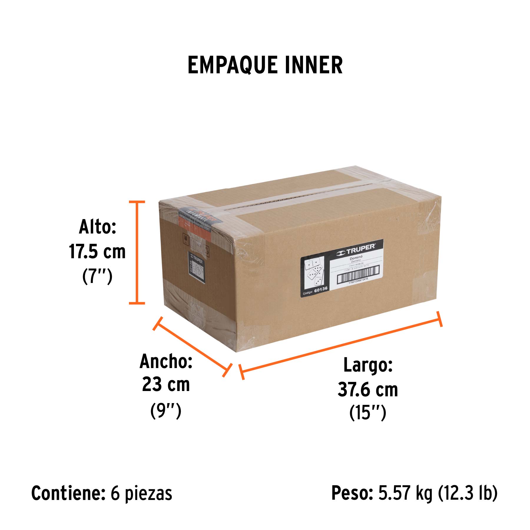 Dominó TRUPER - Empaque