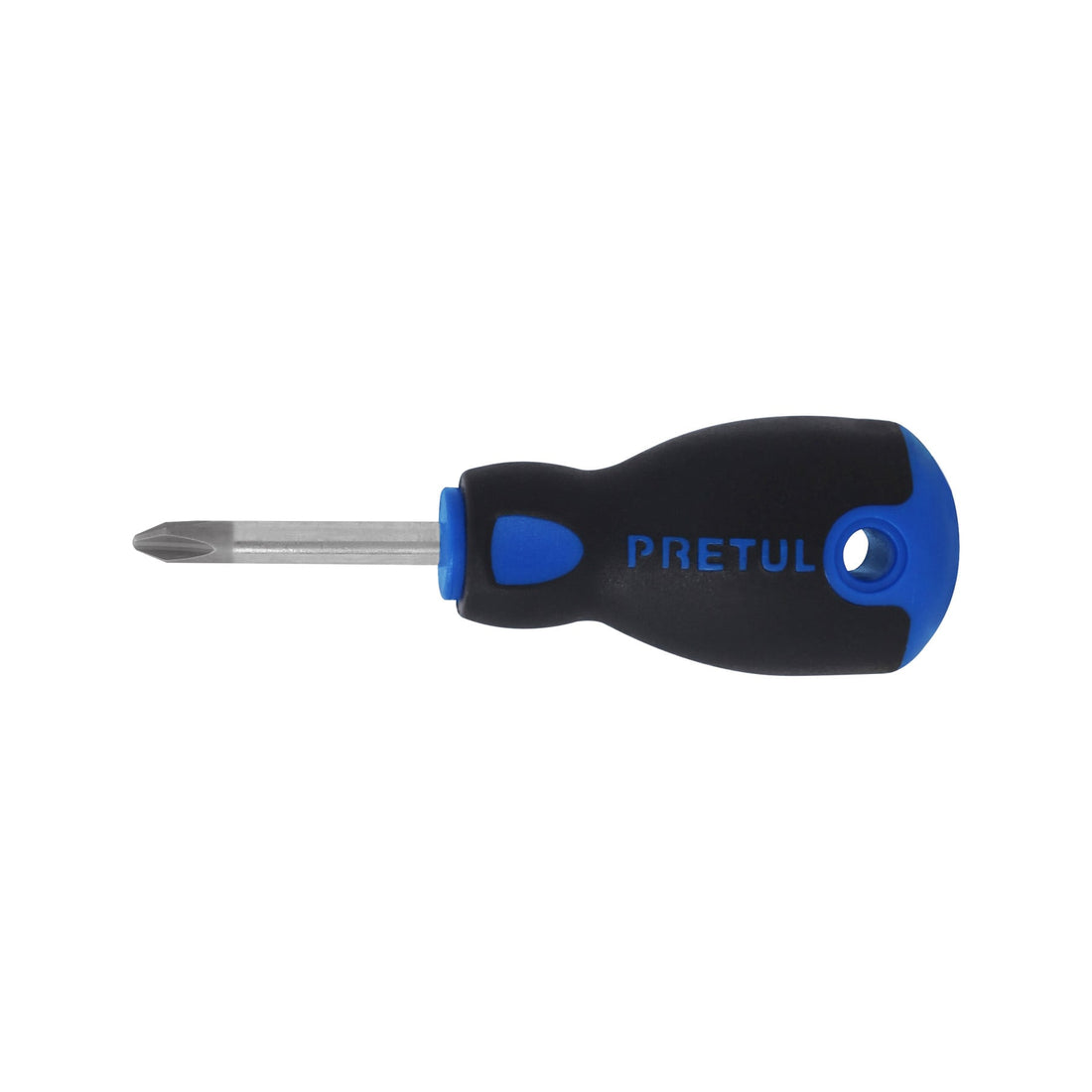 Desarmador de cruz 1/4" x 1-1/2" mango Comfort Grip, PRETUL