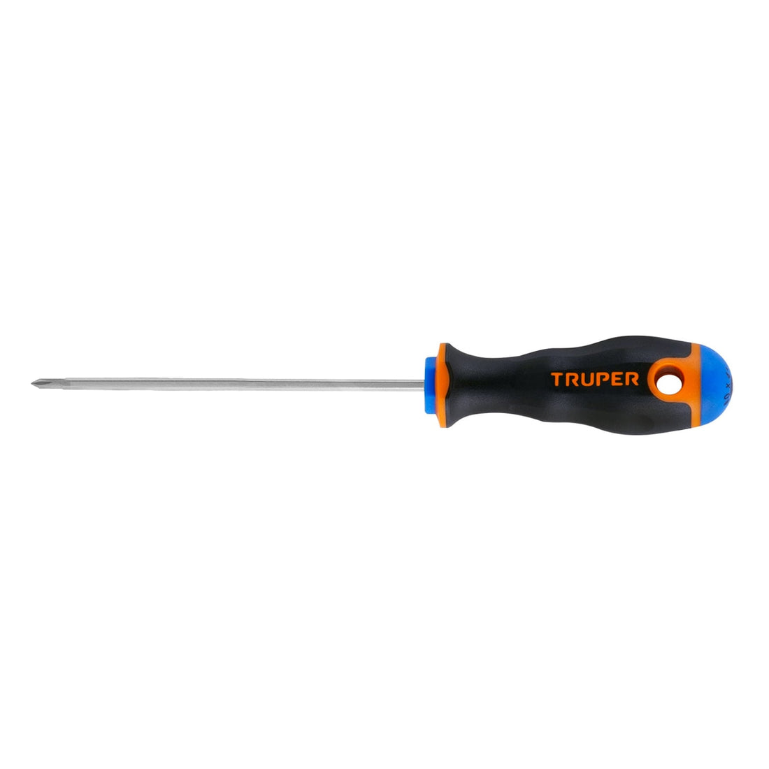 Desarmador de cruz 1/8" x 4" mango Comfort Grip, TRUPER