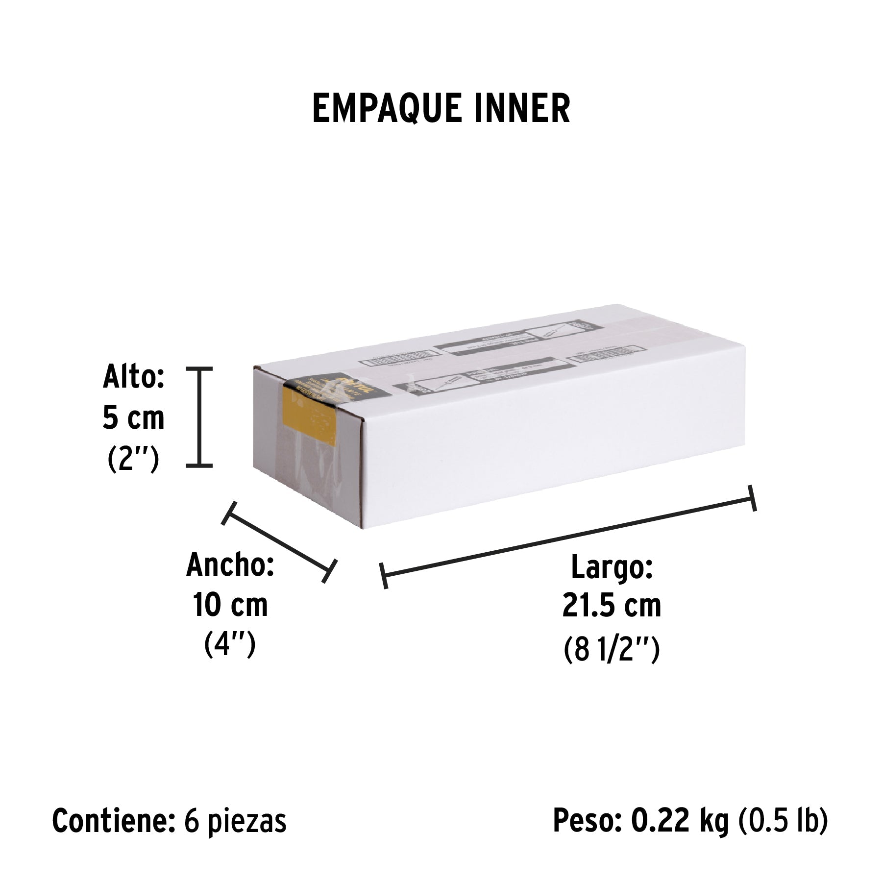 Desarmador de cruz 1/8" x 6" mango de PVC, PRETUL - Empaque