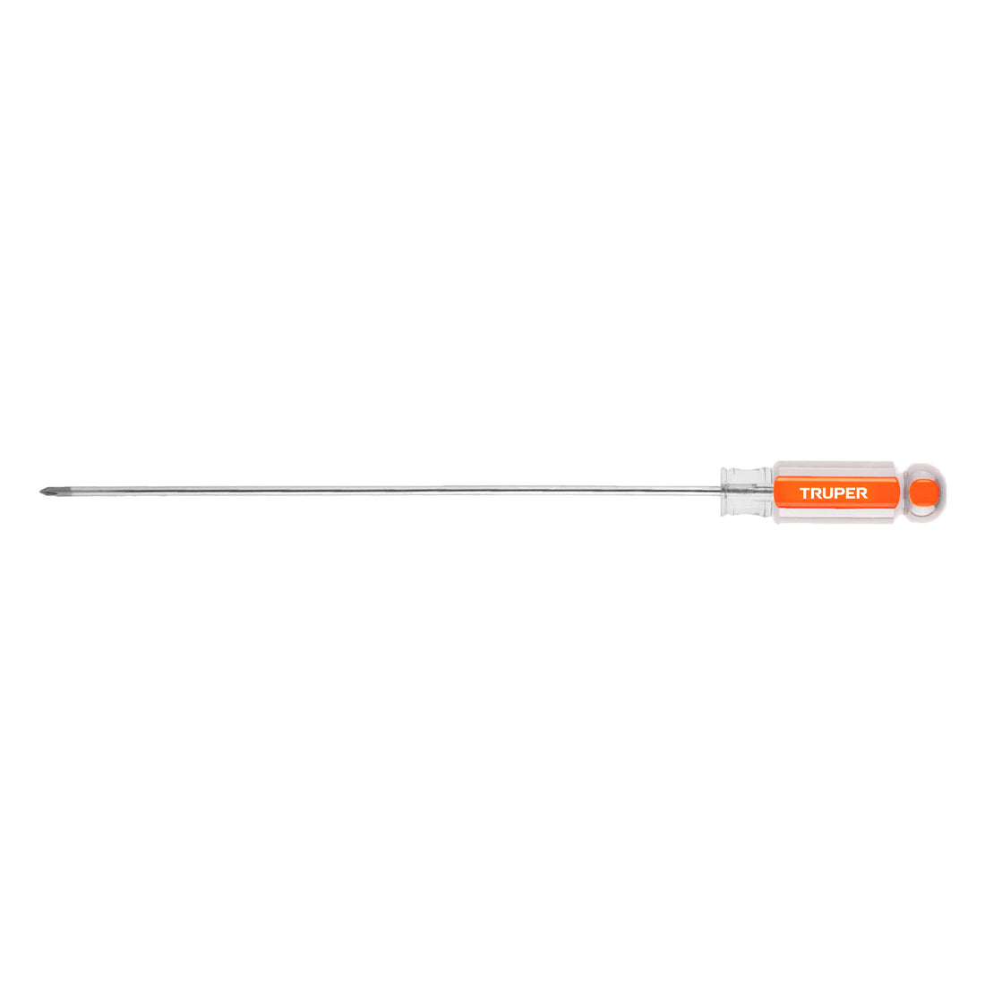 Desarmador de cruz 1/8" x 8" mango de acetato, TRUPER