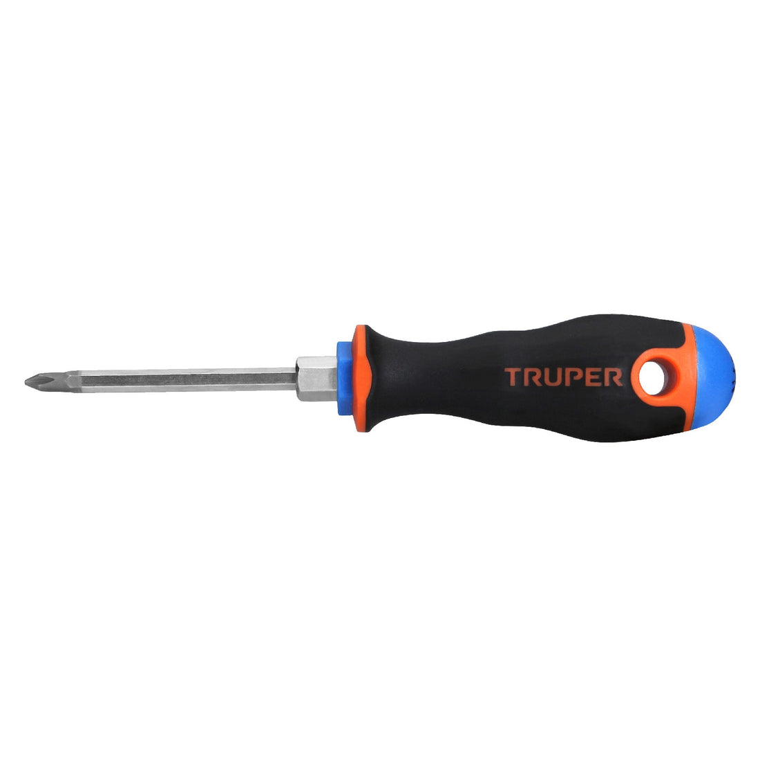 Desarmador de cruz 3/16" x 3" mango Comfort Grip, TRUPER