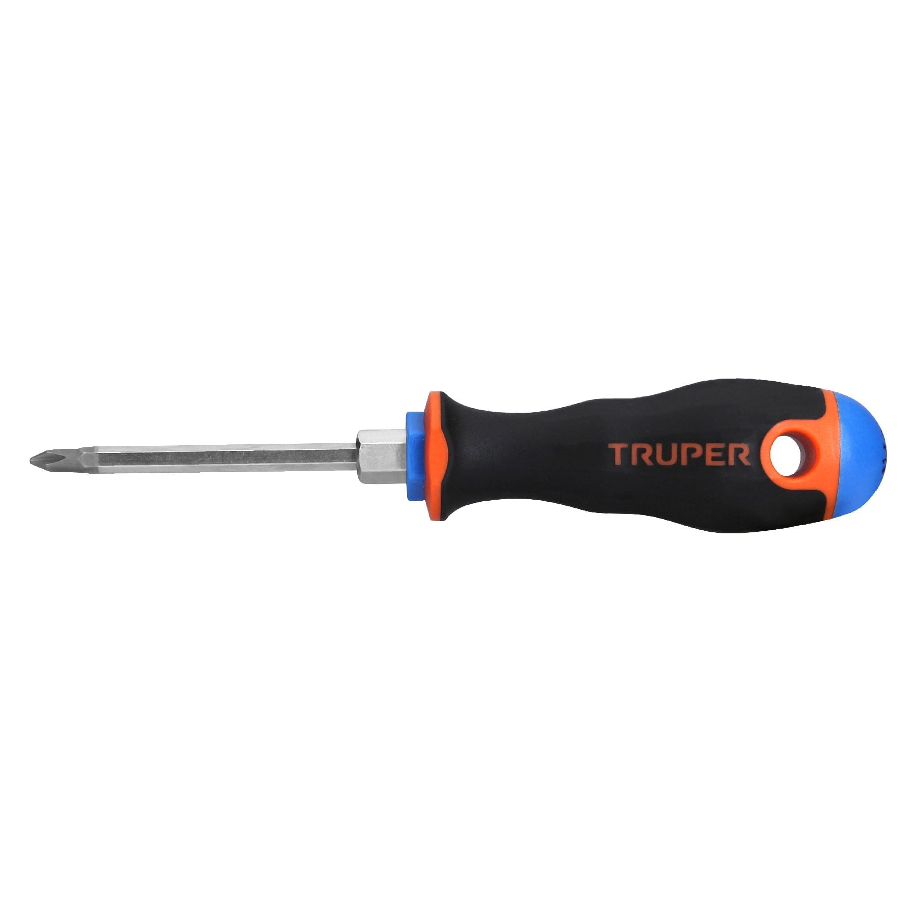 Desarmador de cruz 3/16" x 3" mango Comfort Grip, TRUPER