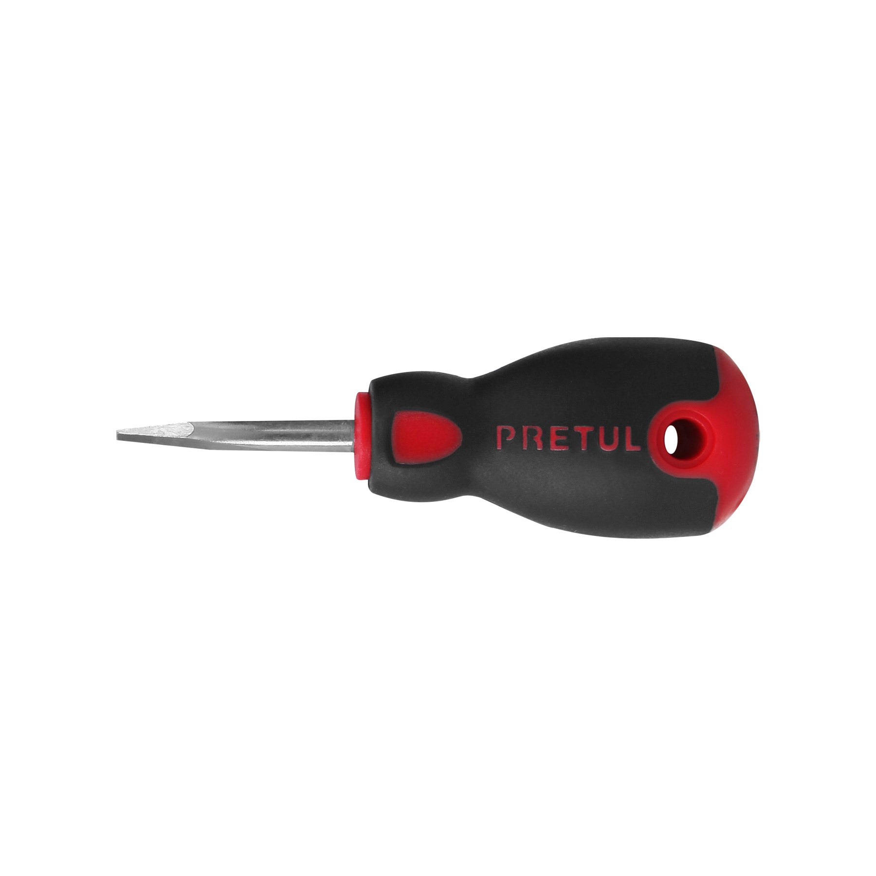Desarmador plano 1/4" x 1-1/2"mango Comfort Grip, PRETUL