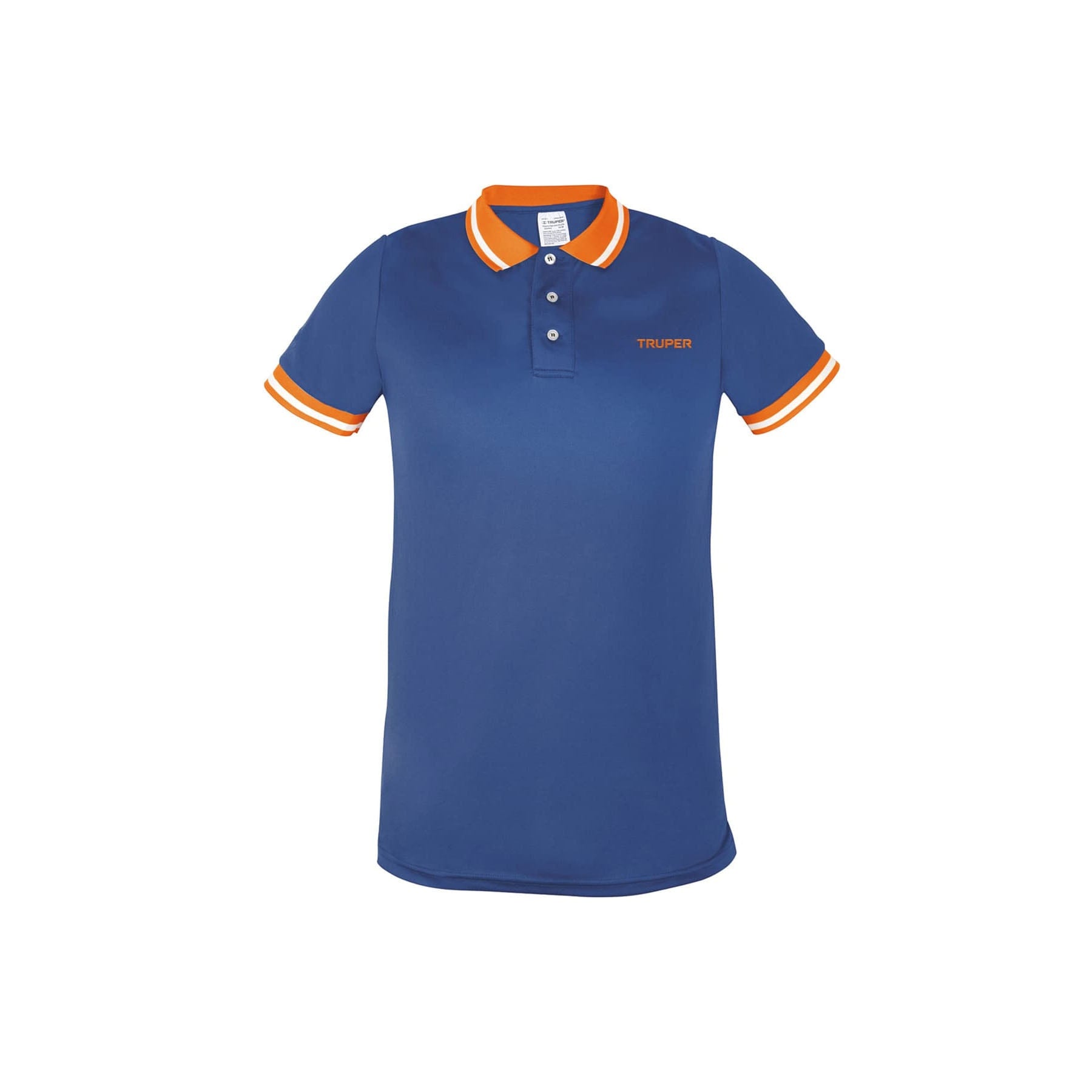 Playera polo performance para hombre, azul, EEG, TRUPER
