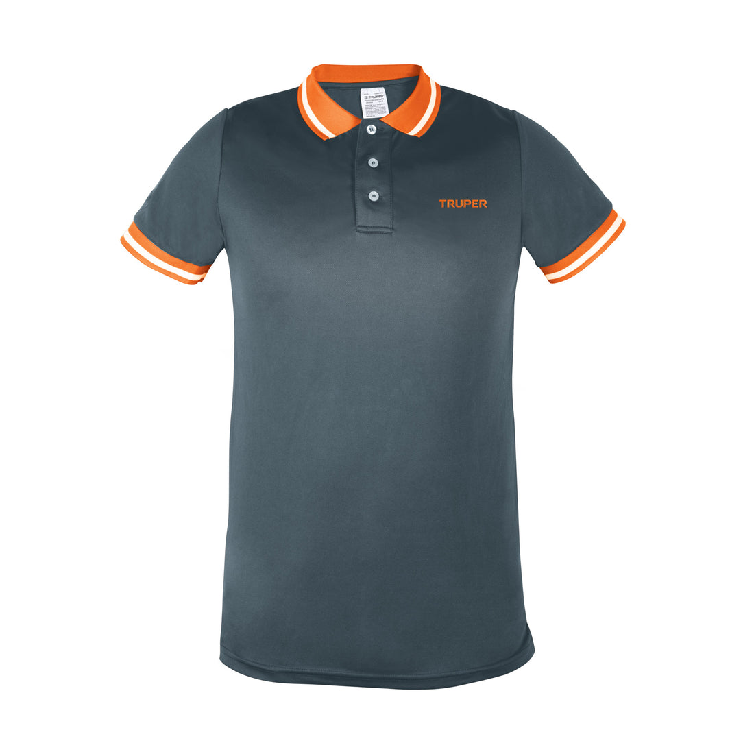 Playera polo performance para hombre, gris, G, TRUPER