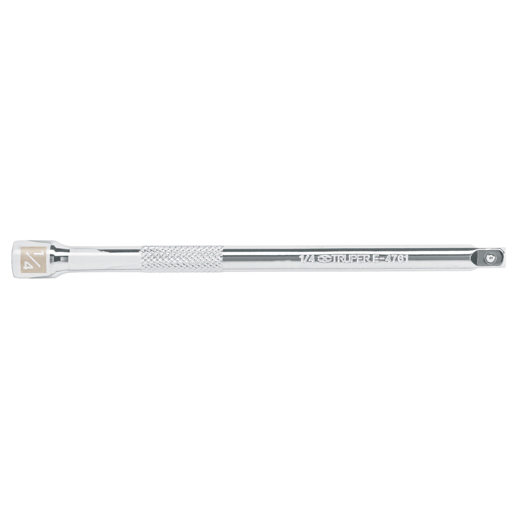 Extensión para matraca, cuadro 1/4", largo 6", TRUPER