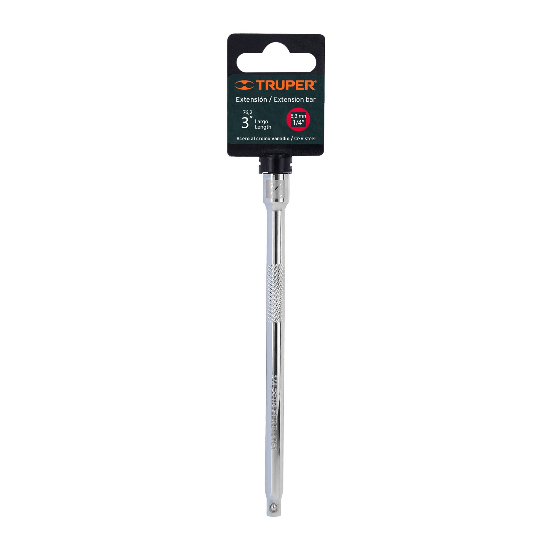 Extensión para matraca, cuadro 1/4", largo 6", TRUPER